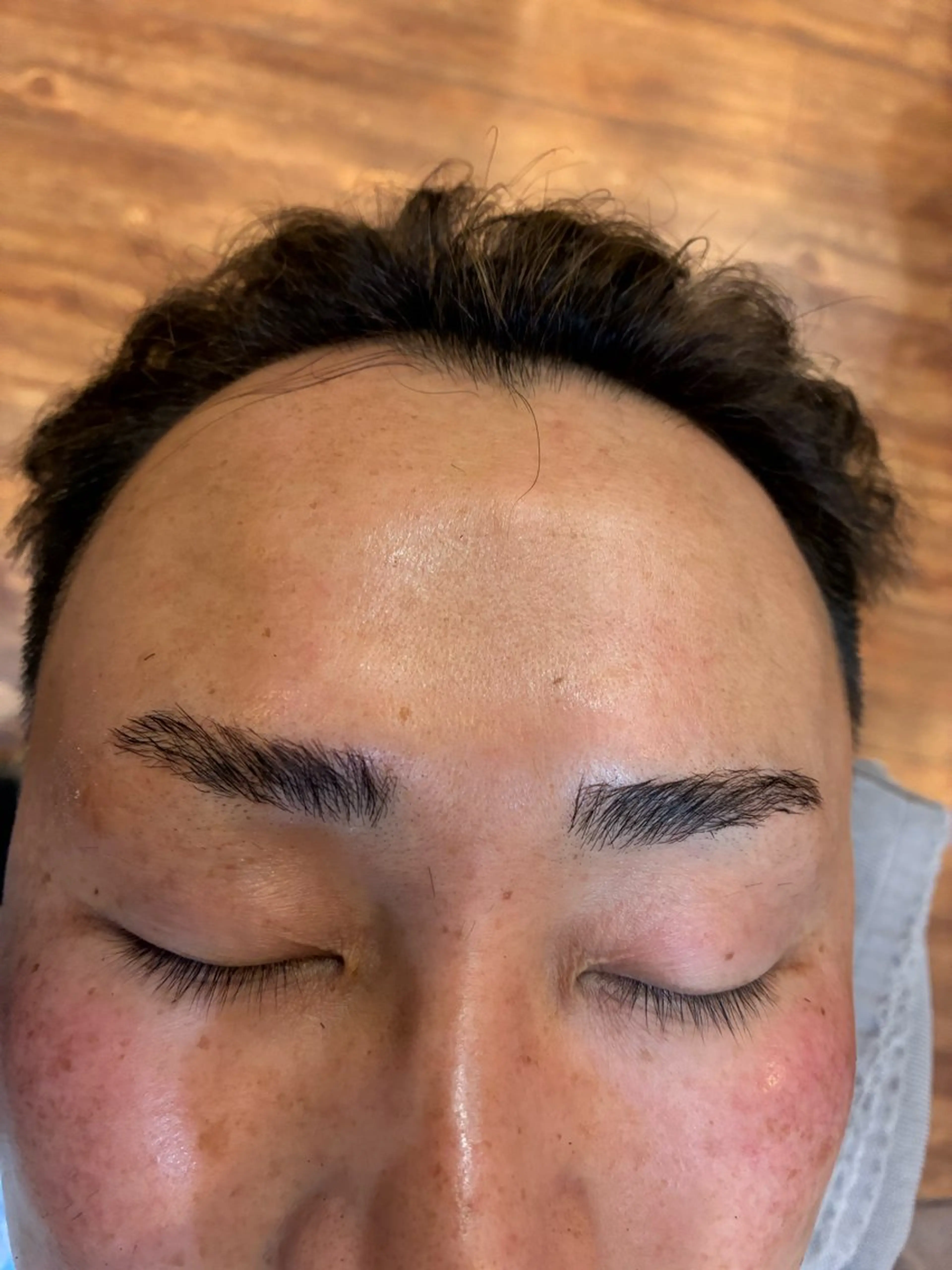 眉カット➕シェービングの写真