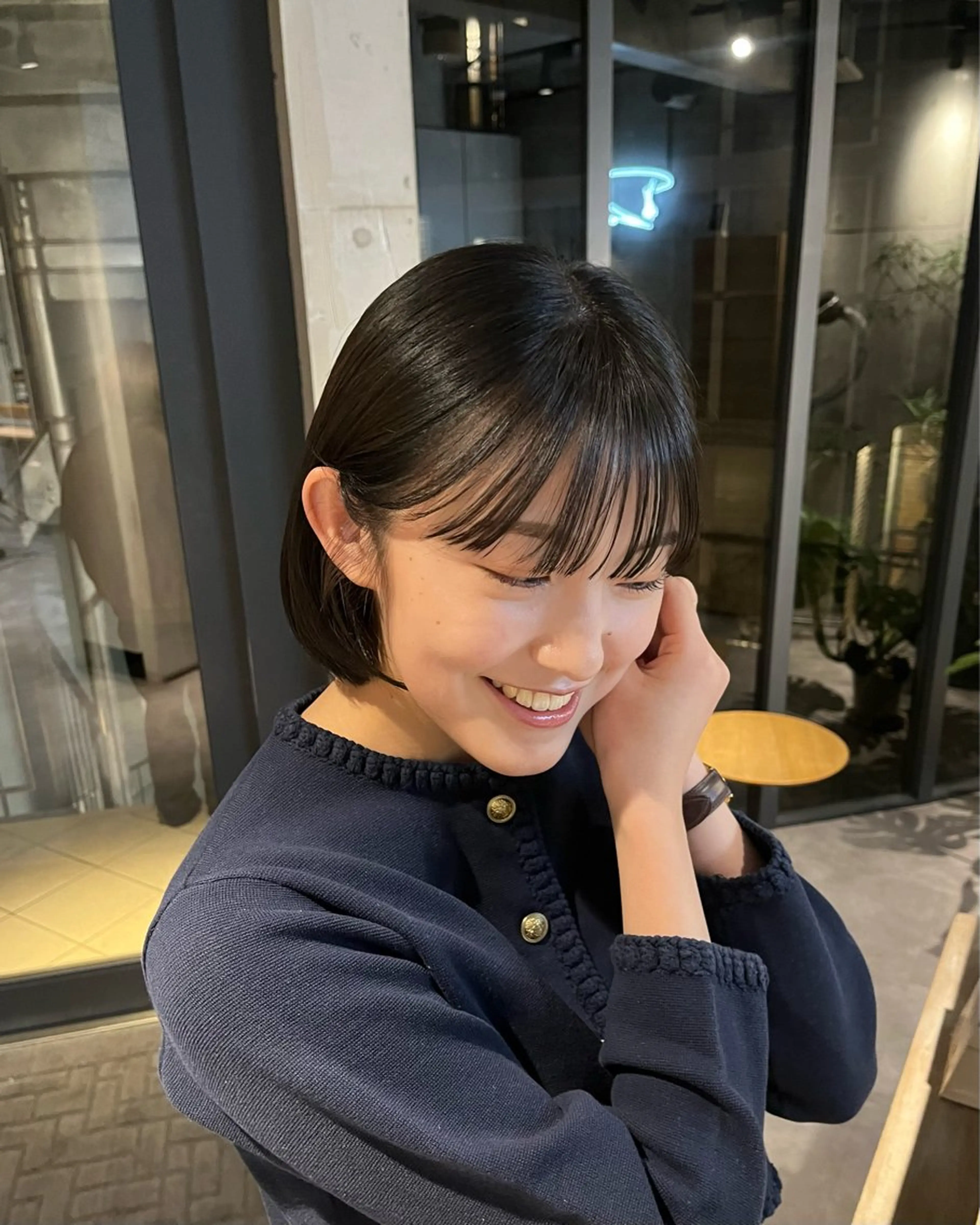 ショート カラー レイヤー/ボブカット kanohaのヘアスタイル