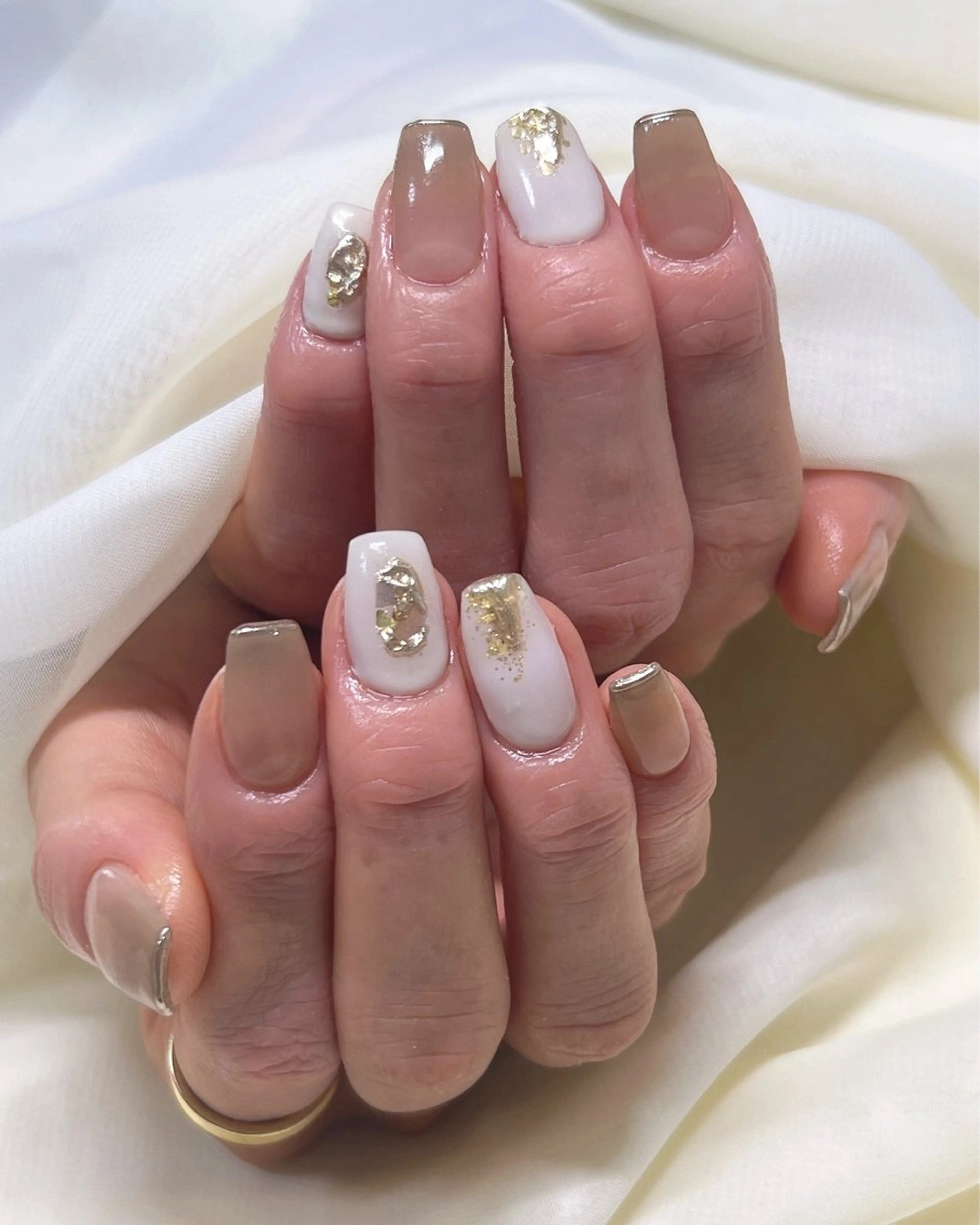 ネイル アートネイル ニュアンスネイル nail salon MUAのネイルデザイン