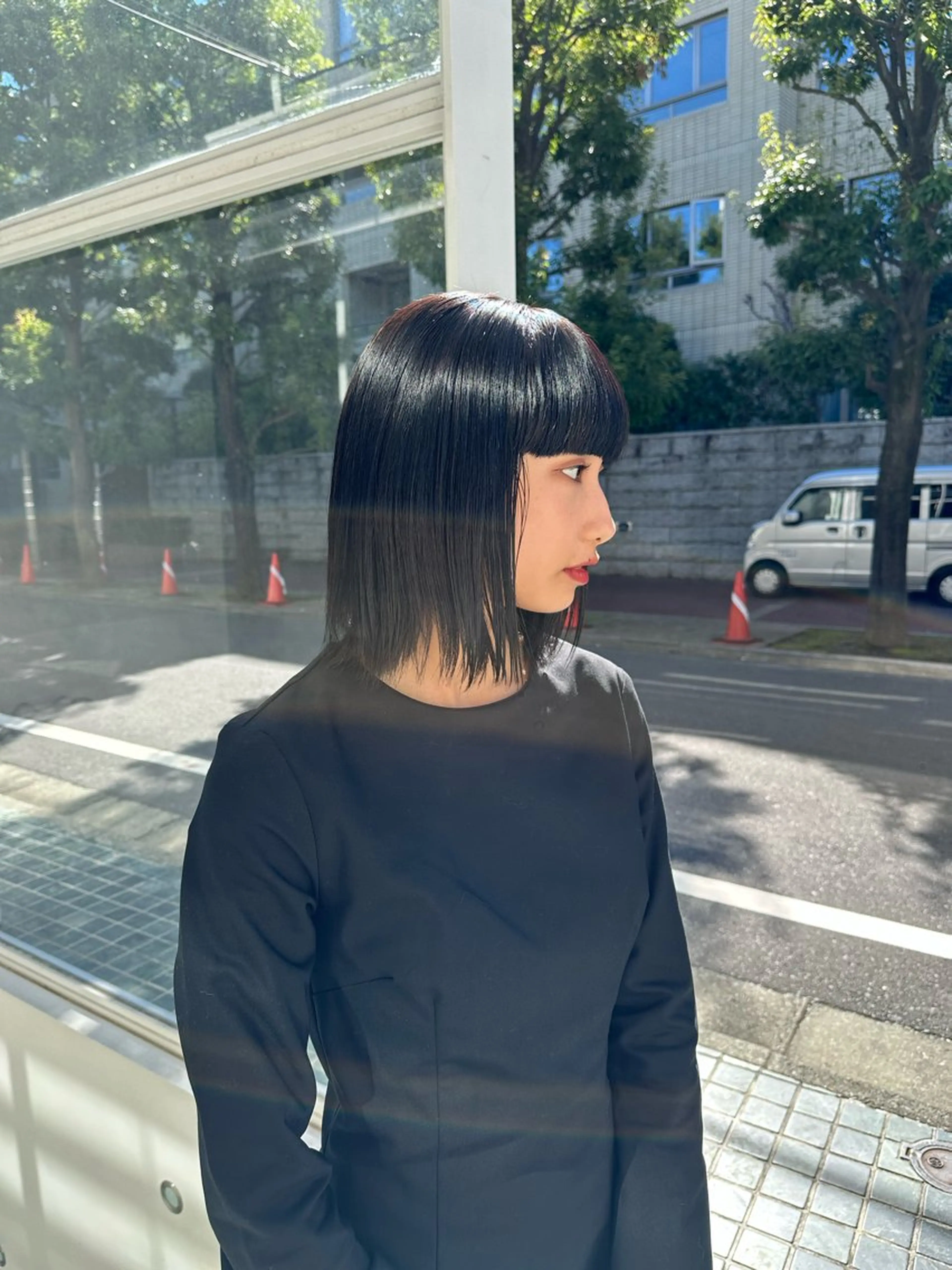 ミディアム カラー ヘアアレンジ ブリーチ 🫧もも🫧 ／メンズ〜レディースのヘアスタイル