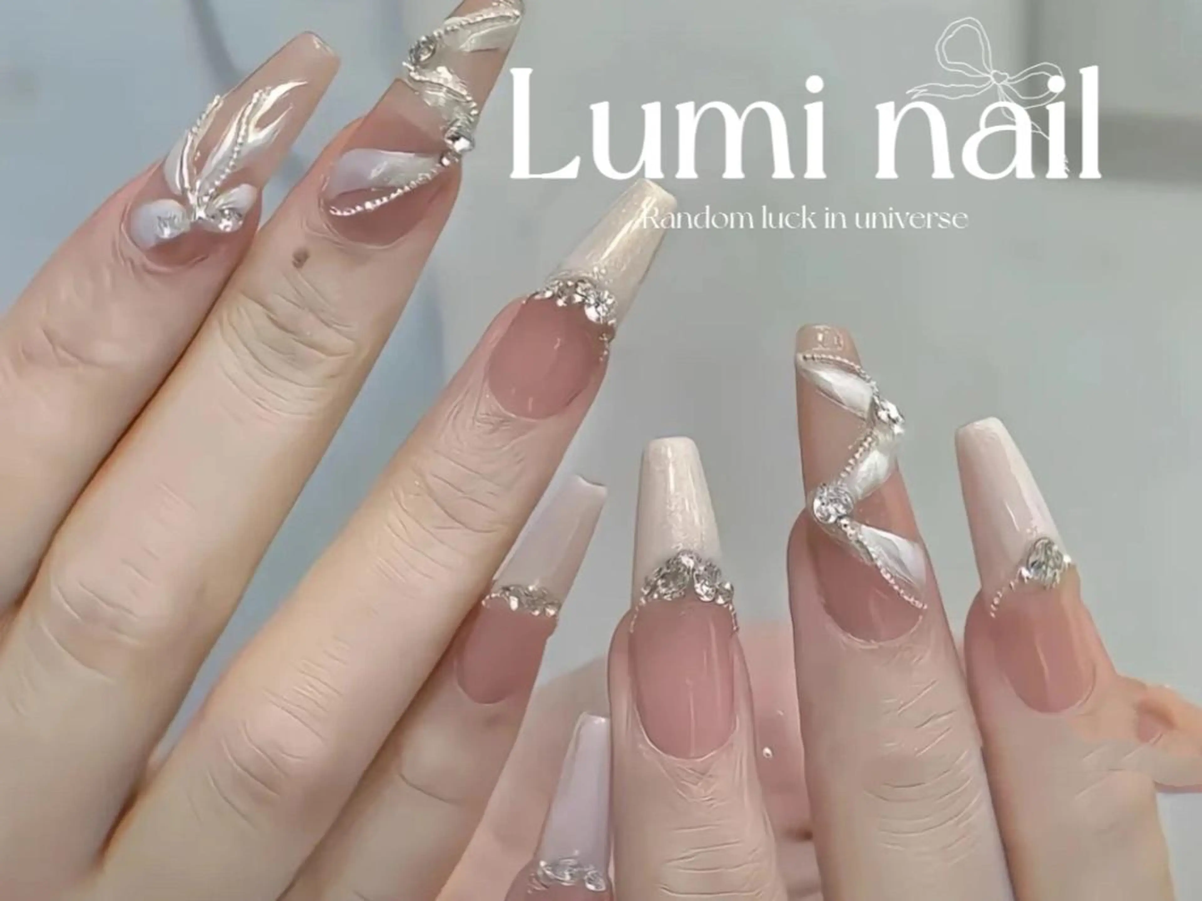 ネイル ツイードネイル 冬ネイル クリスマス 神崎 理沙のネイルデザイン