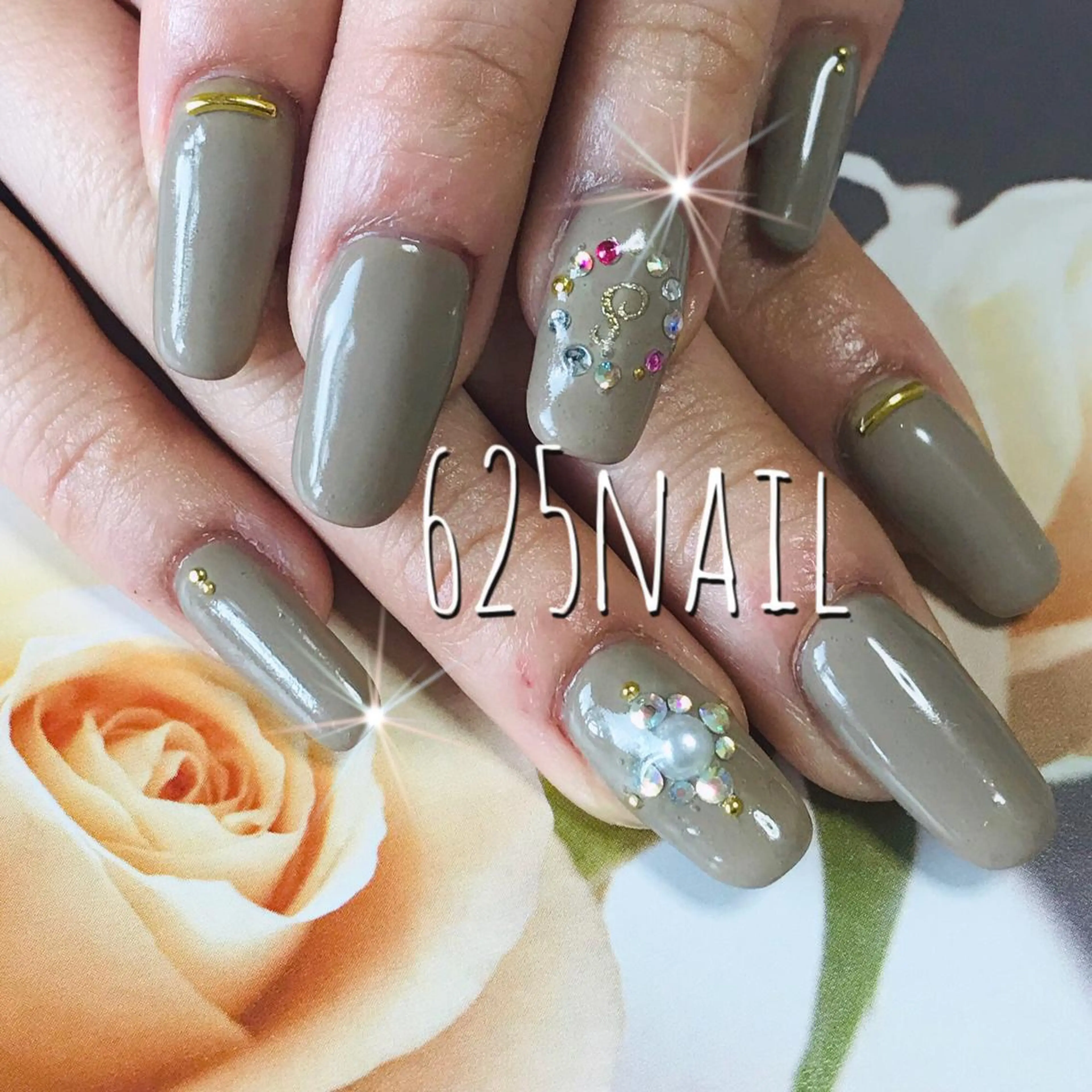 ネイル 625nail 無料P有/春日白水のネイルデザイン