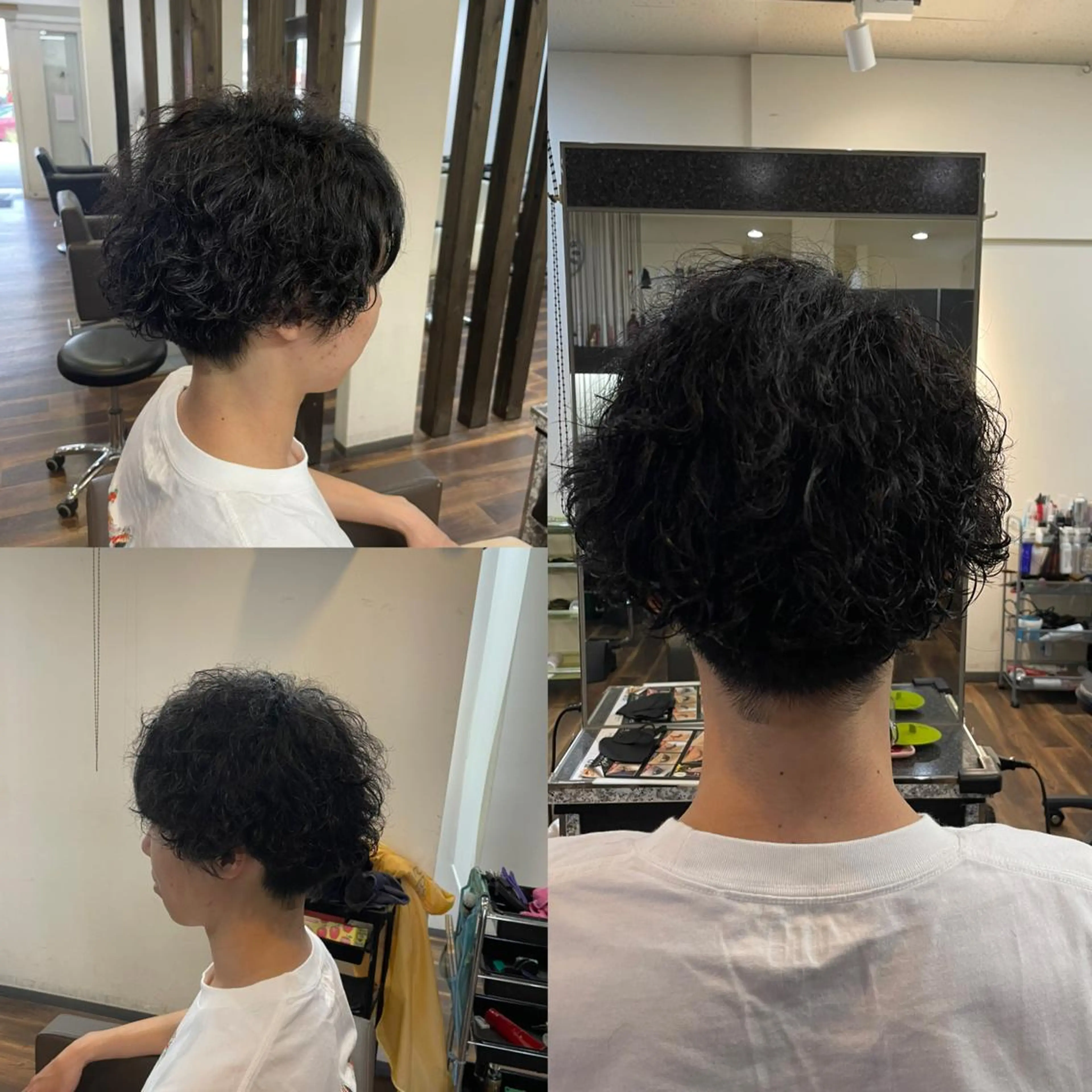 パーマ メンズ カット パーマ Leggu所属・木田 智大のヘアスタイル