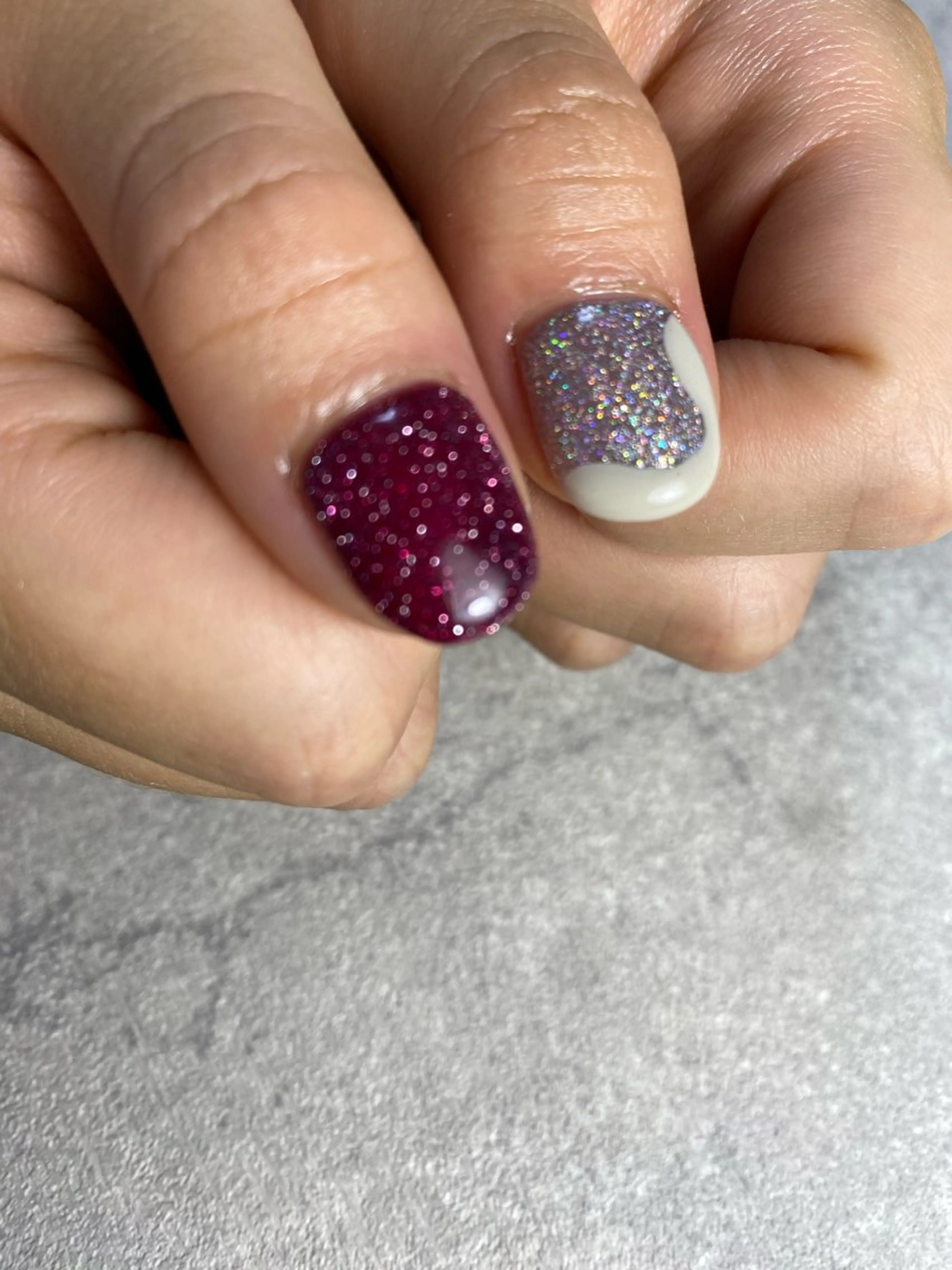 ネイル アートネイル キラキラネイル 北小岩ネイリスト吉田 由圭のネイルデザイン