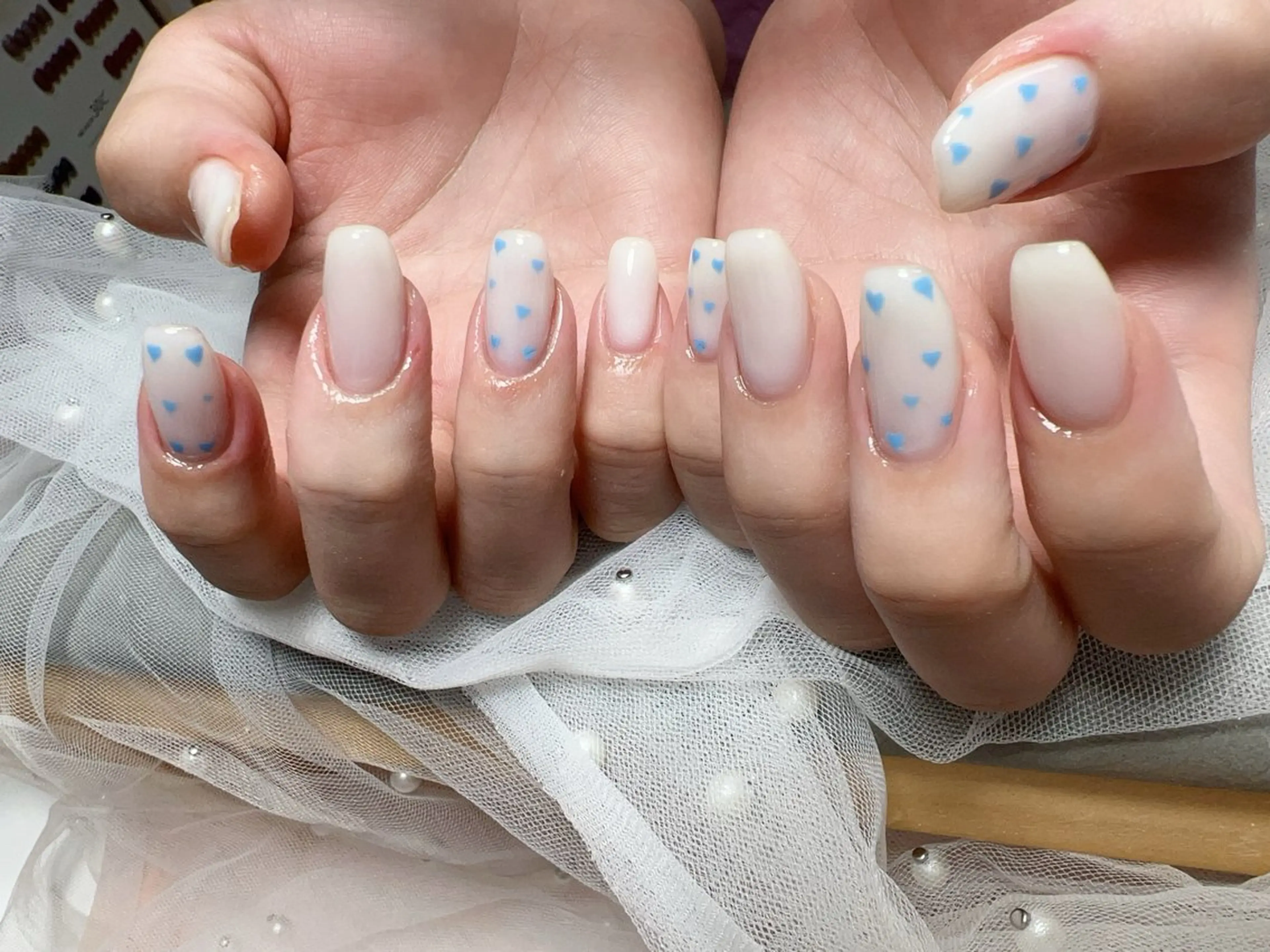 ネイル アートネイル ハート ハンドネイル Nail NaNaのネイルデザイン