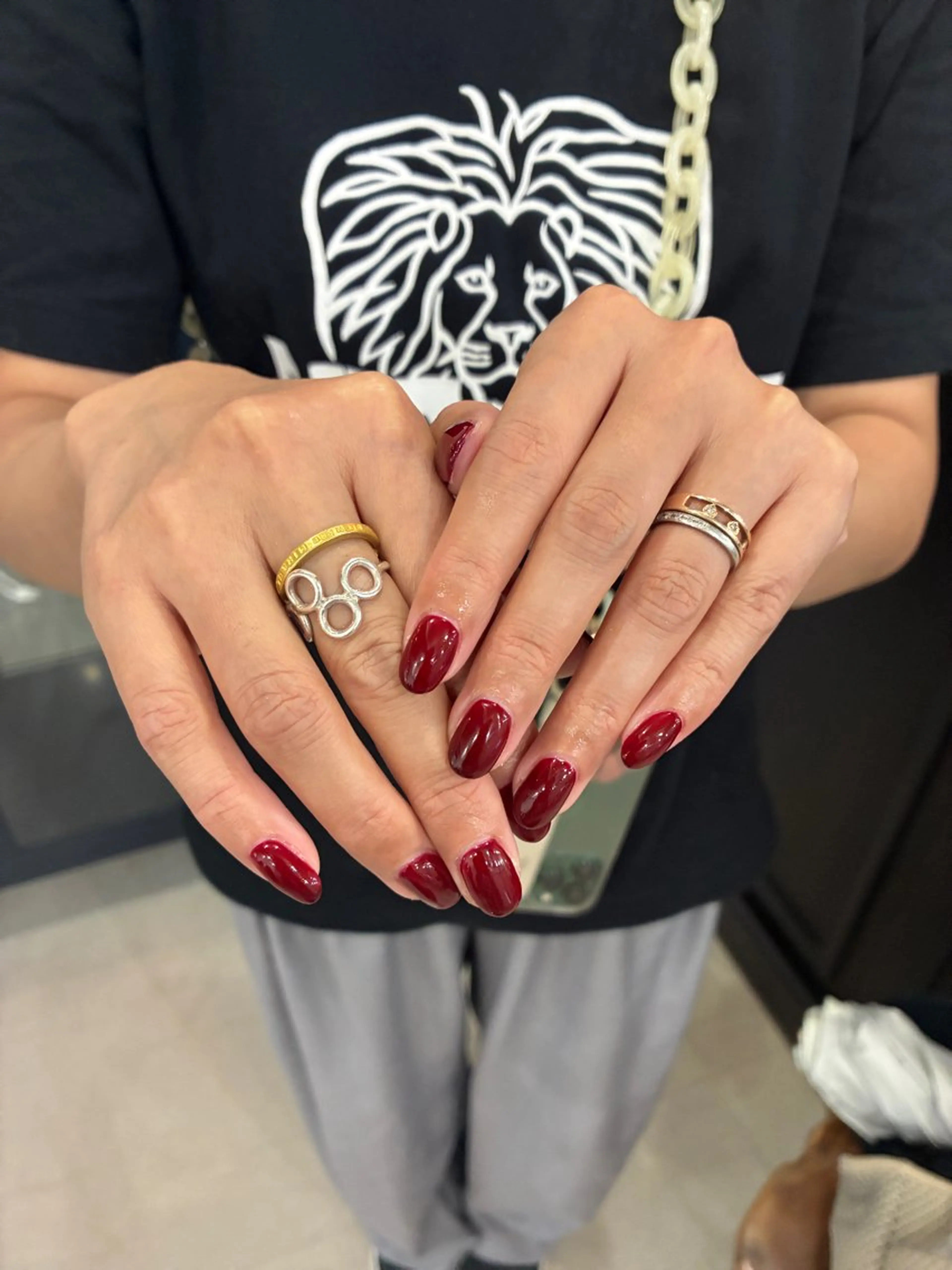 ネイル ボルドー nue所属・nue【ムー】 ひなたのネイルデザイン