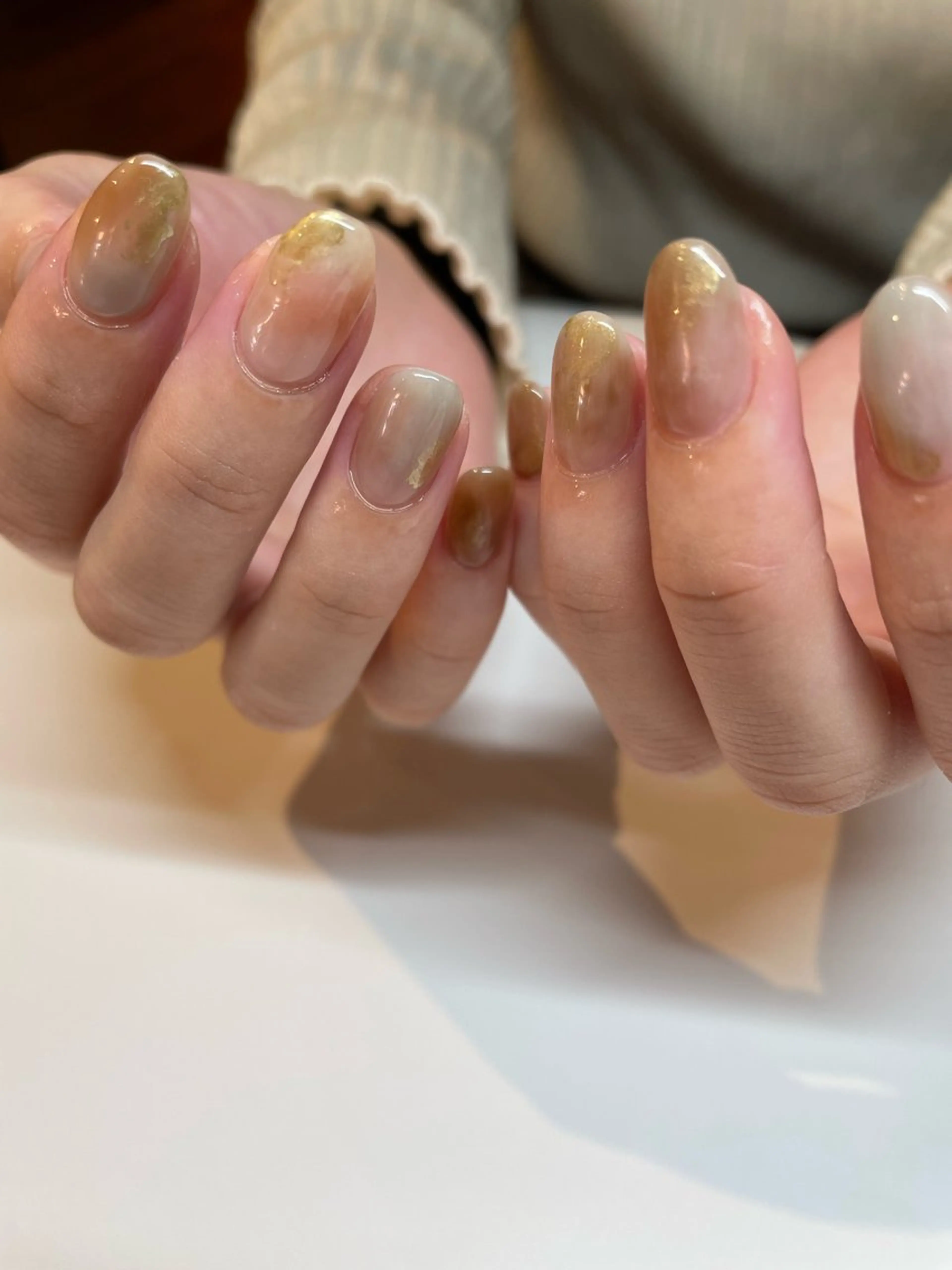 ネイル ニュアンスネイル Manon Yuiのマツエク・マツパデザイン