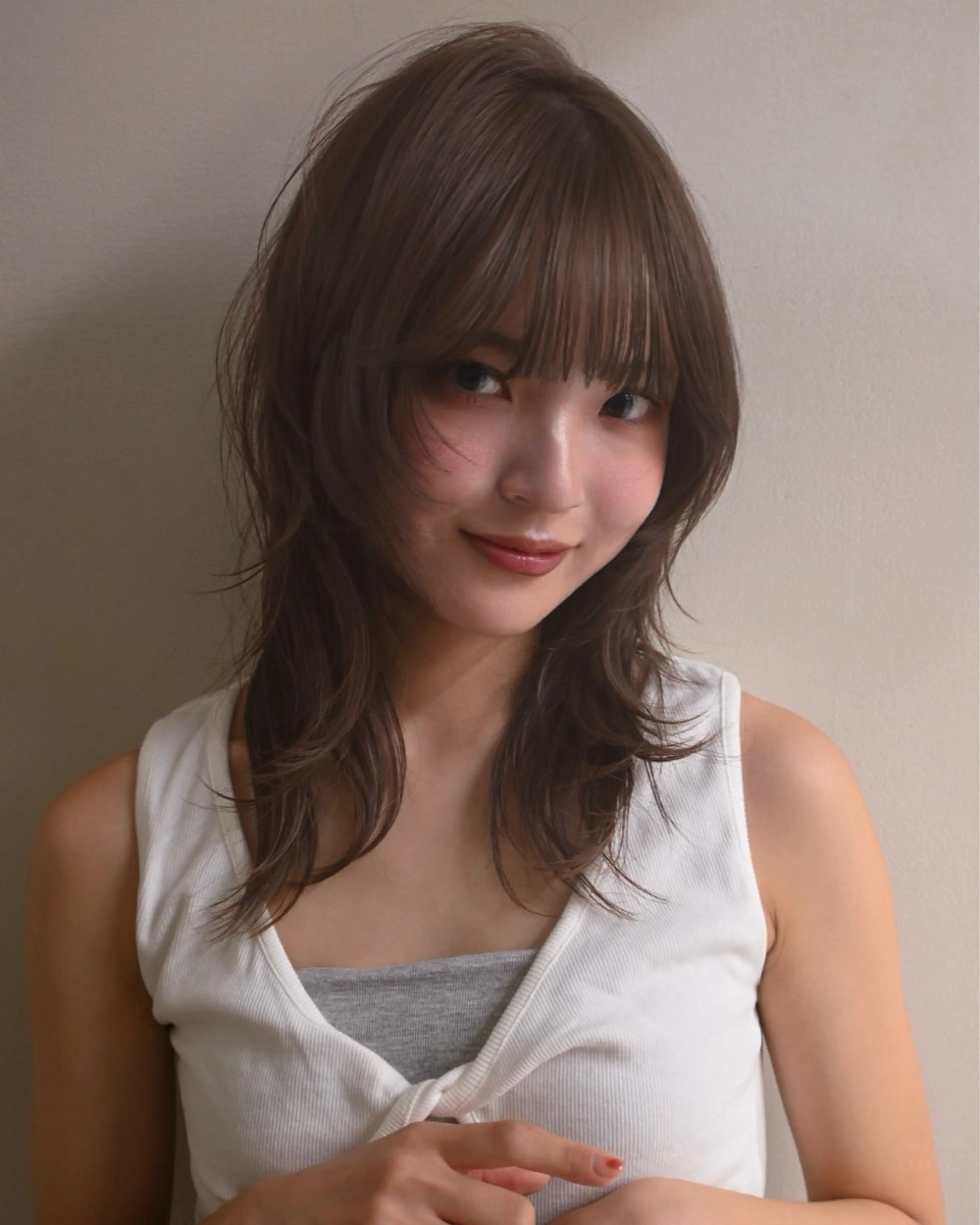 ミディアム カラー カット ヘアカラー トリートメント aya / カットカラーのヘアスタイル