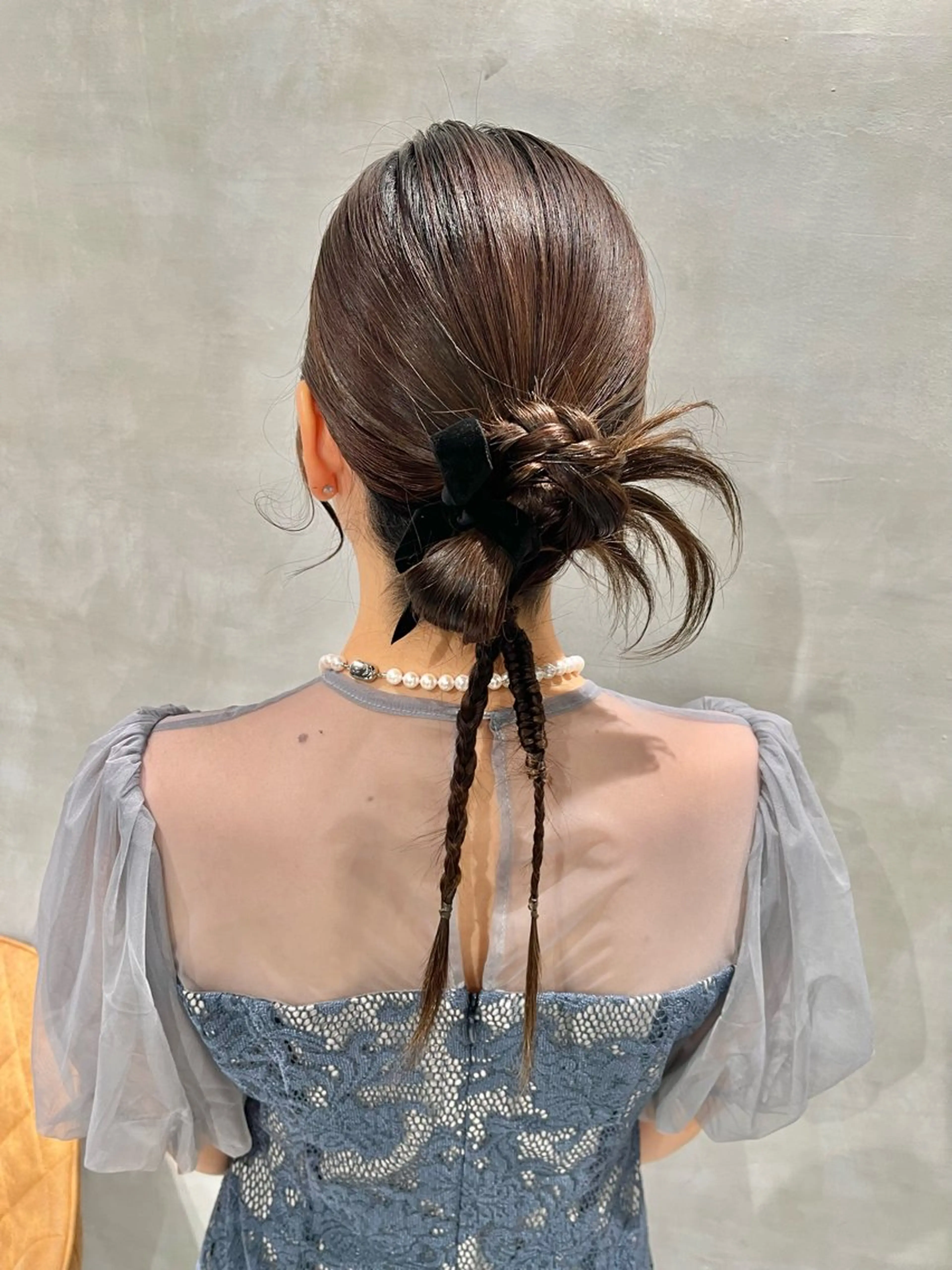 ヘアアレンジ ポニーテール 結婚式・ブライダル 卒業式のヘアスタイル ヘアセット charm《銀座》 ヘアセット/縮毛矯正のヘアスタイル