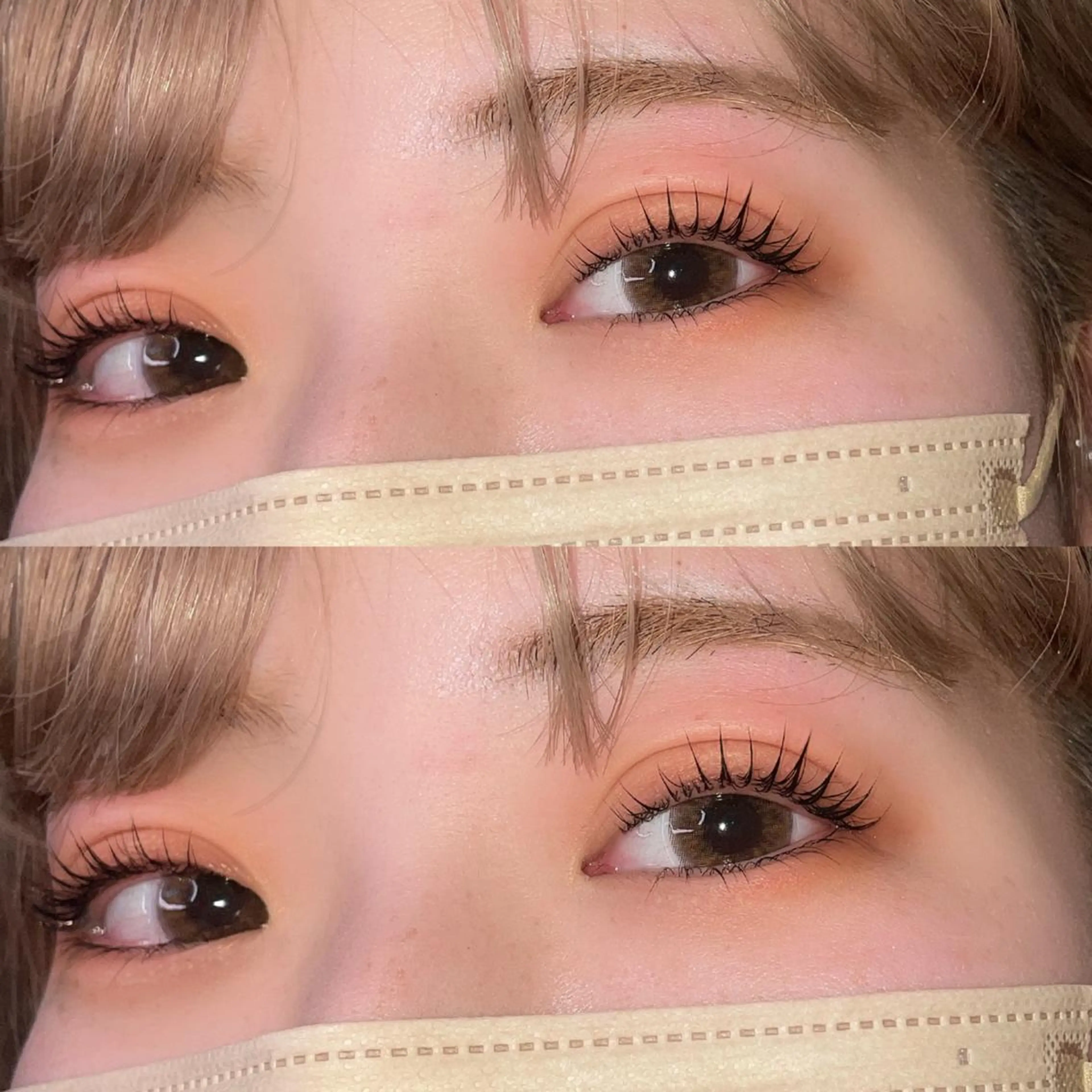 マツエク・マツパ パリジェンヌラッシュリフト まつげパーマ 一重×まつ毛パーマ LAUREL川崎店 ERIKO🐰束感♡のマツエク・マツパデザイン