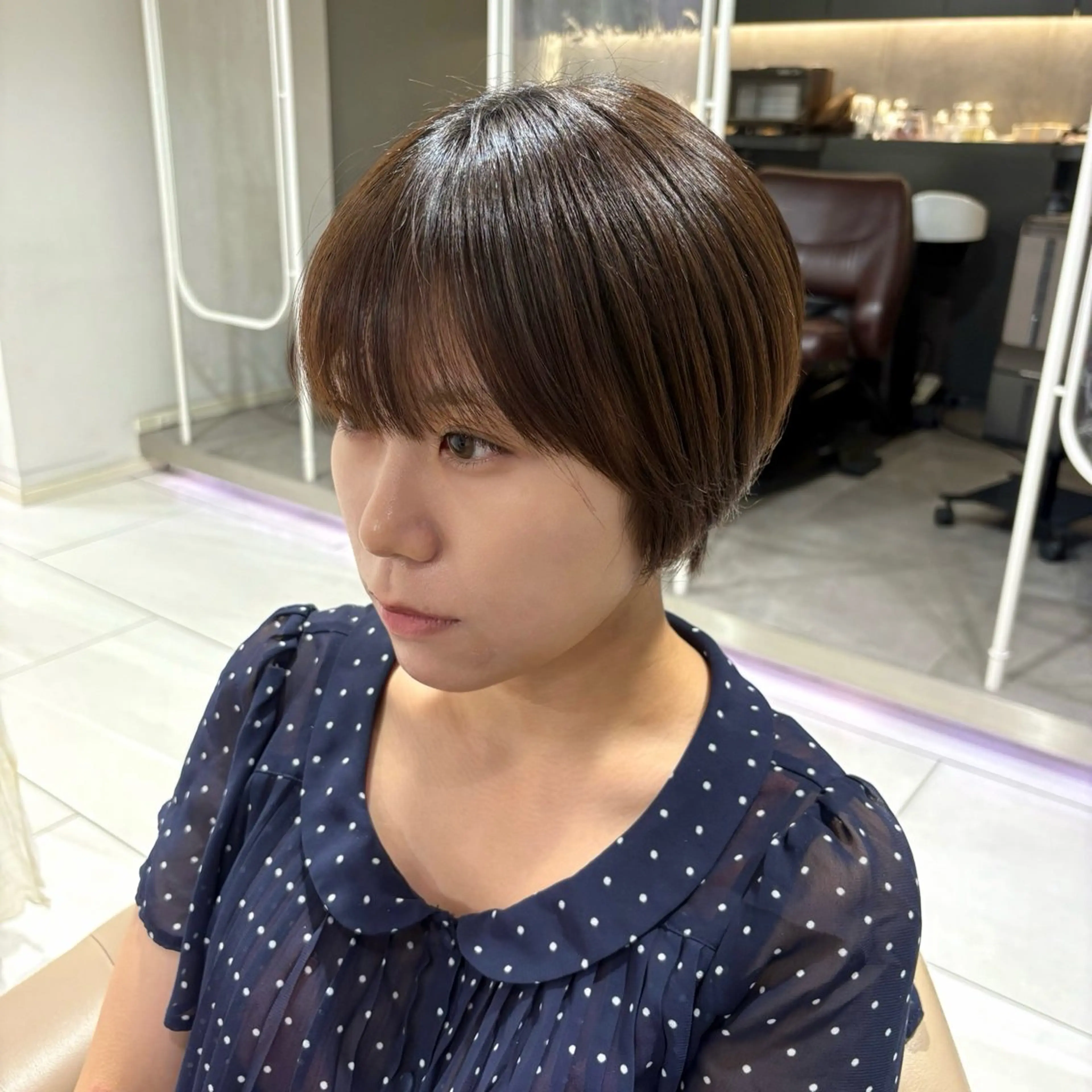 ショート パーマ 縮毛矯正 【似合わせカット】 ／ おおの かい🫟のヘアスタイル