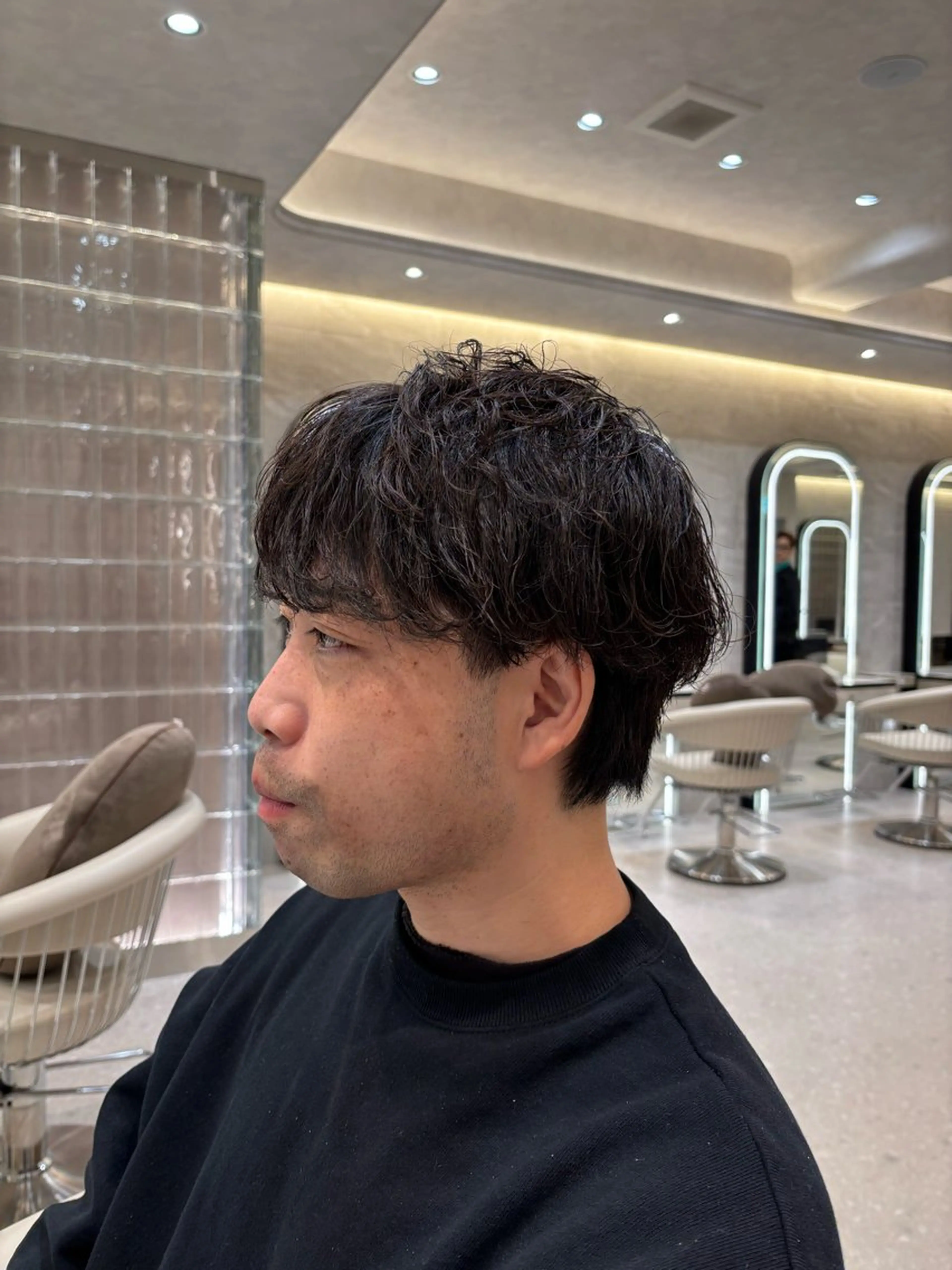 メンズ メンズパーマ カット パーマ Cloe 銀座 【クロエ ギンザ】所属・ハイトーン/暖色 カラー/maoのヘアスタイル