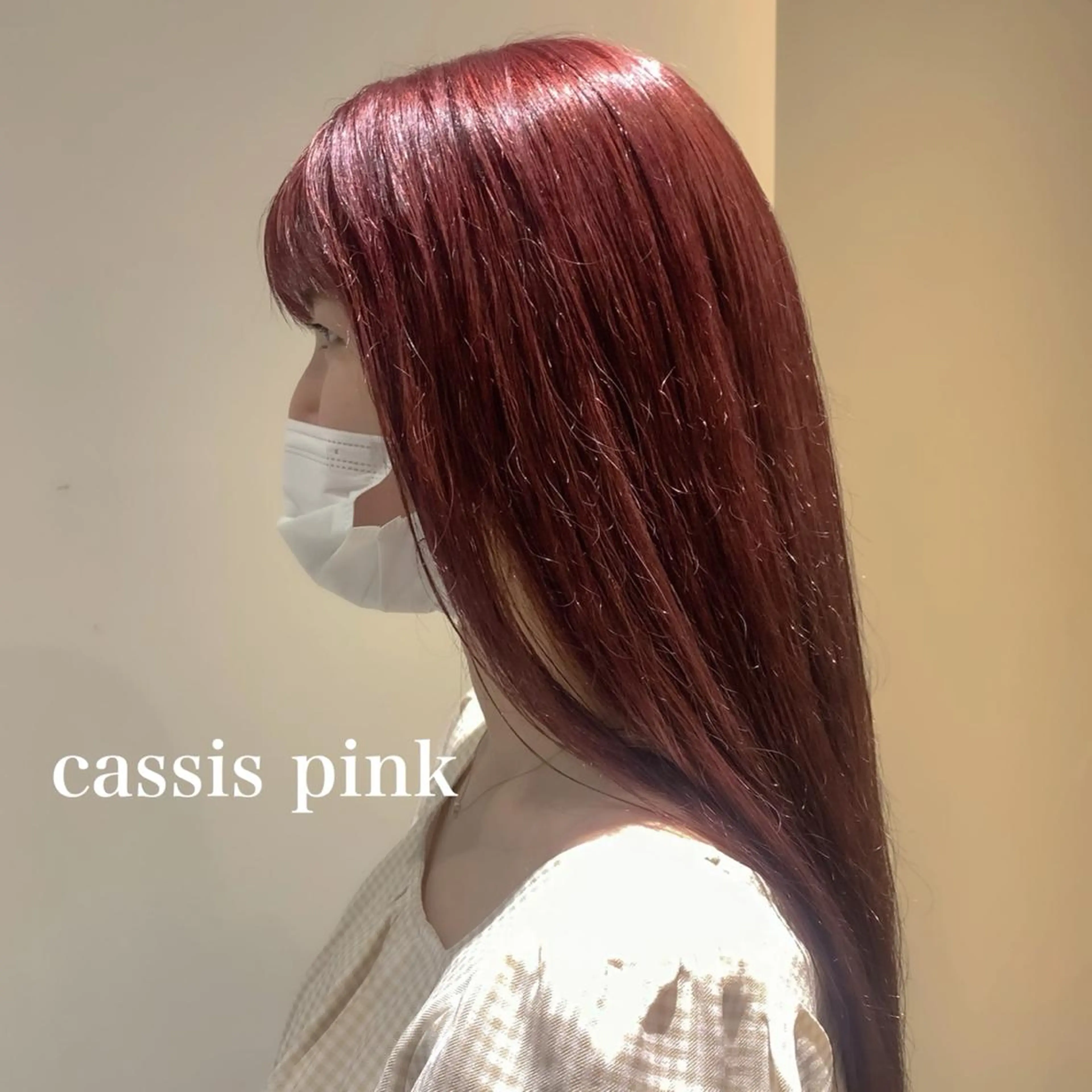 ロング カラー ミディアムパーマ /癖毛パーマのヘアスタイル