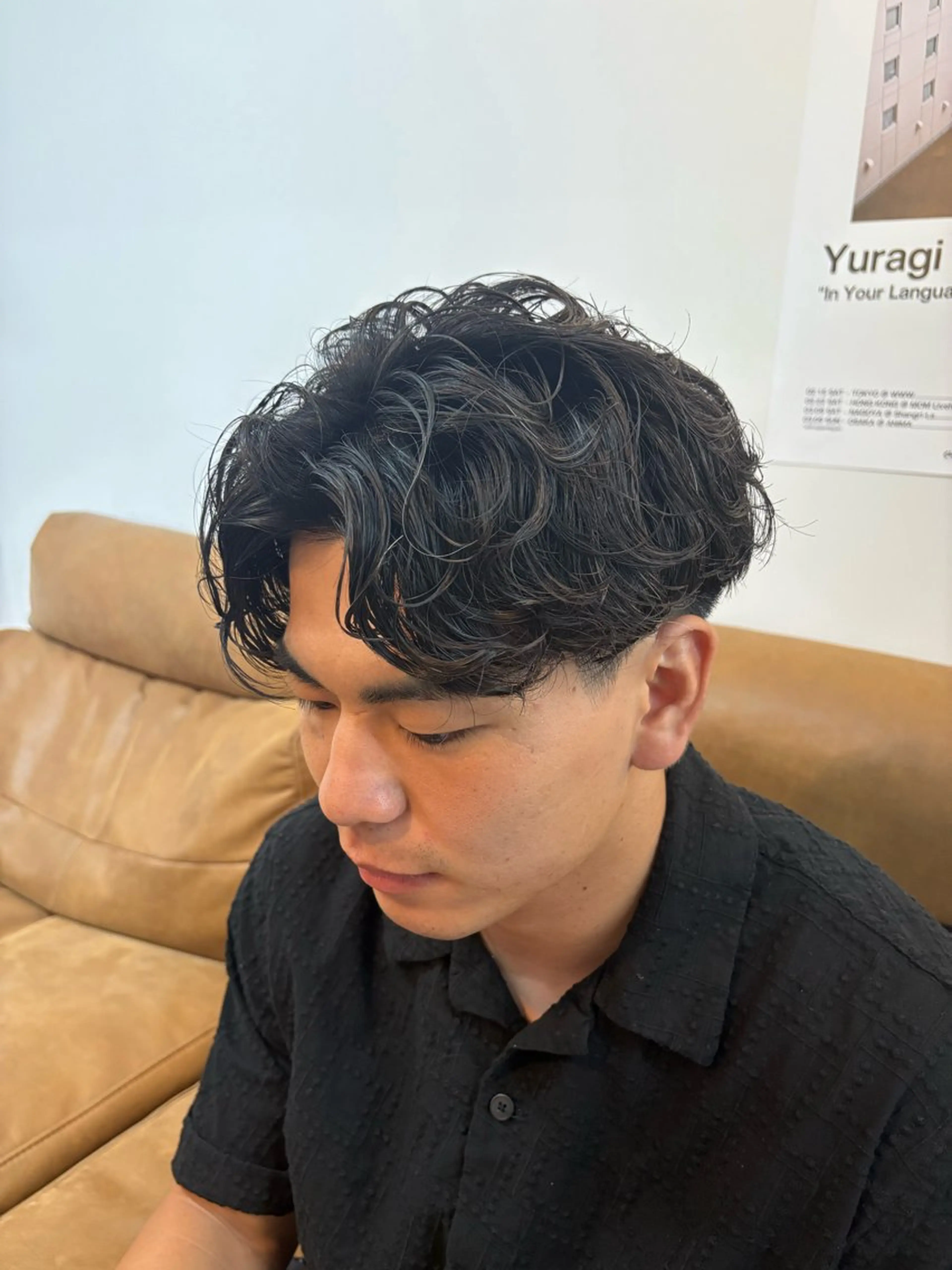 ショート パーマ メンズ メンズパーマ 金子 勇輔 メンズパーマ/心斎橋のヘアスタイル