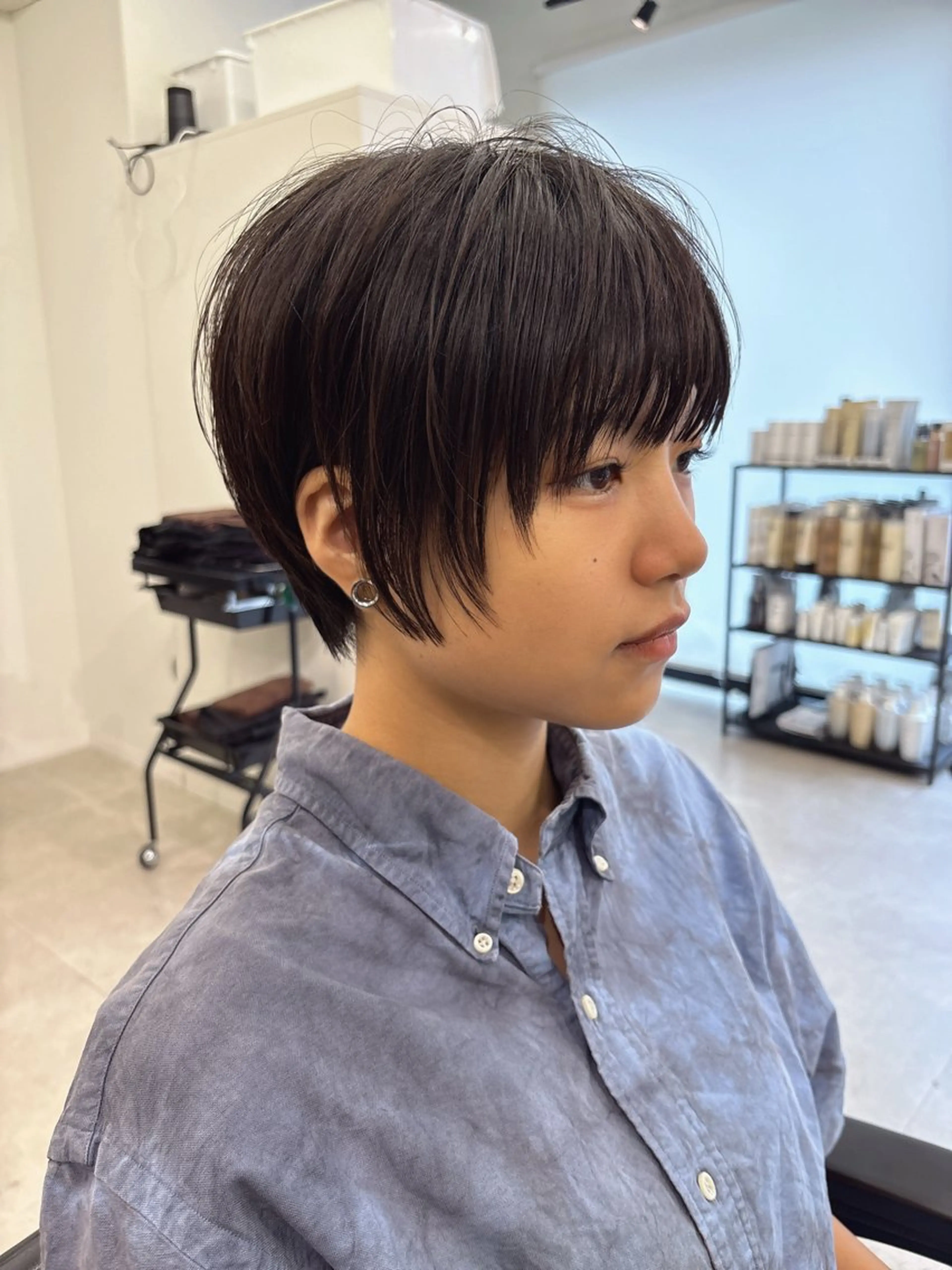 ショート カラー ショートヘア ウルフカット カット ヘアカラー トリートメント ハイライト/ショート /ボブ/RYOHEIのヘアスタイル