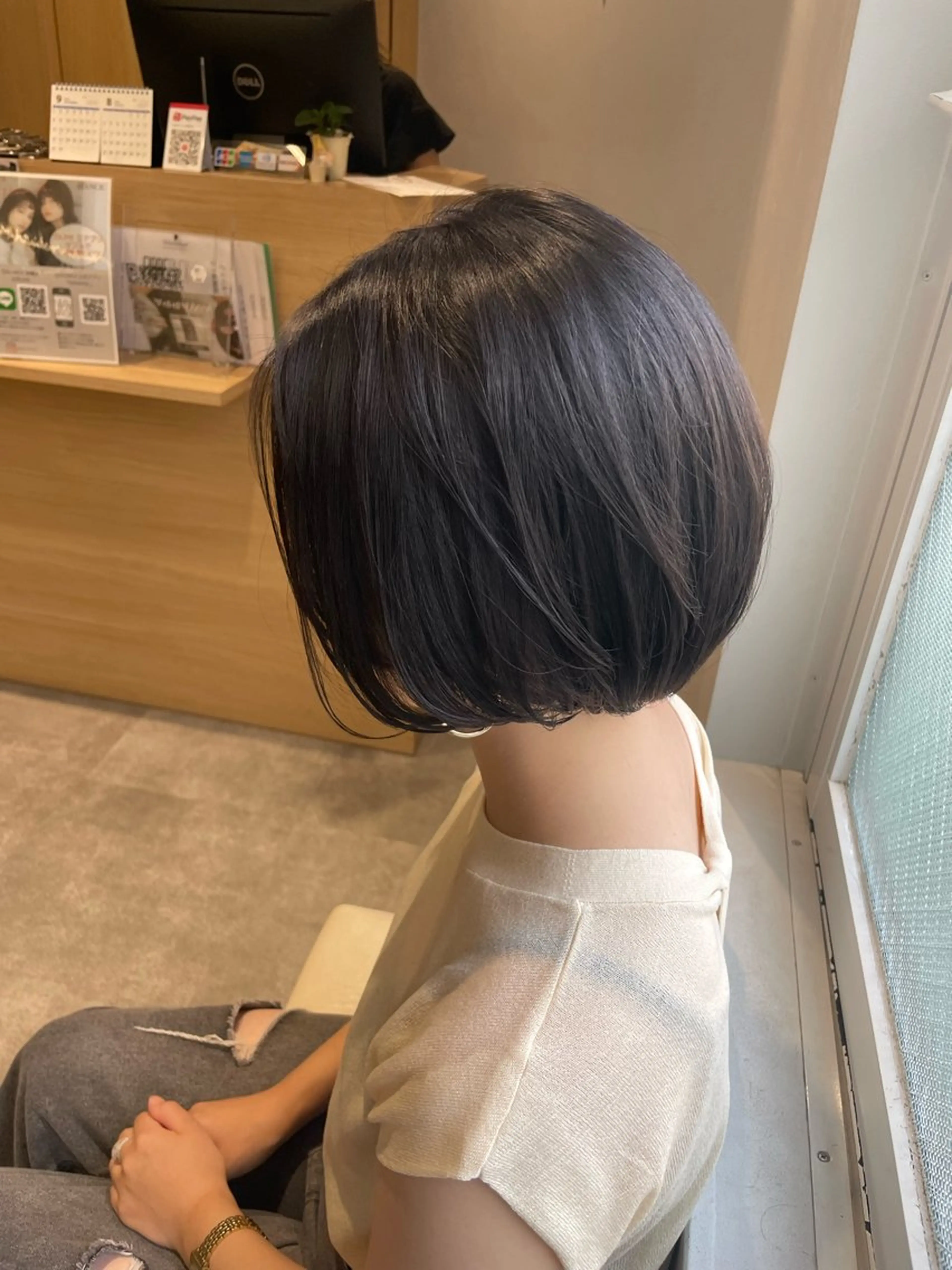 ショート カラー カット トリートメント Zina【梅田】 /田中 沙弥のヘアスタイル