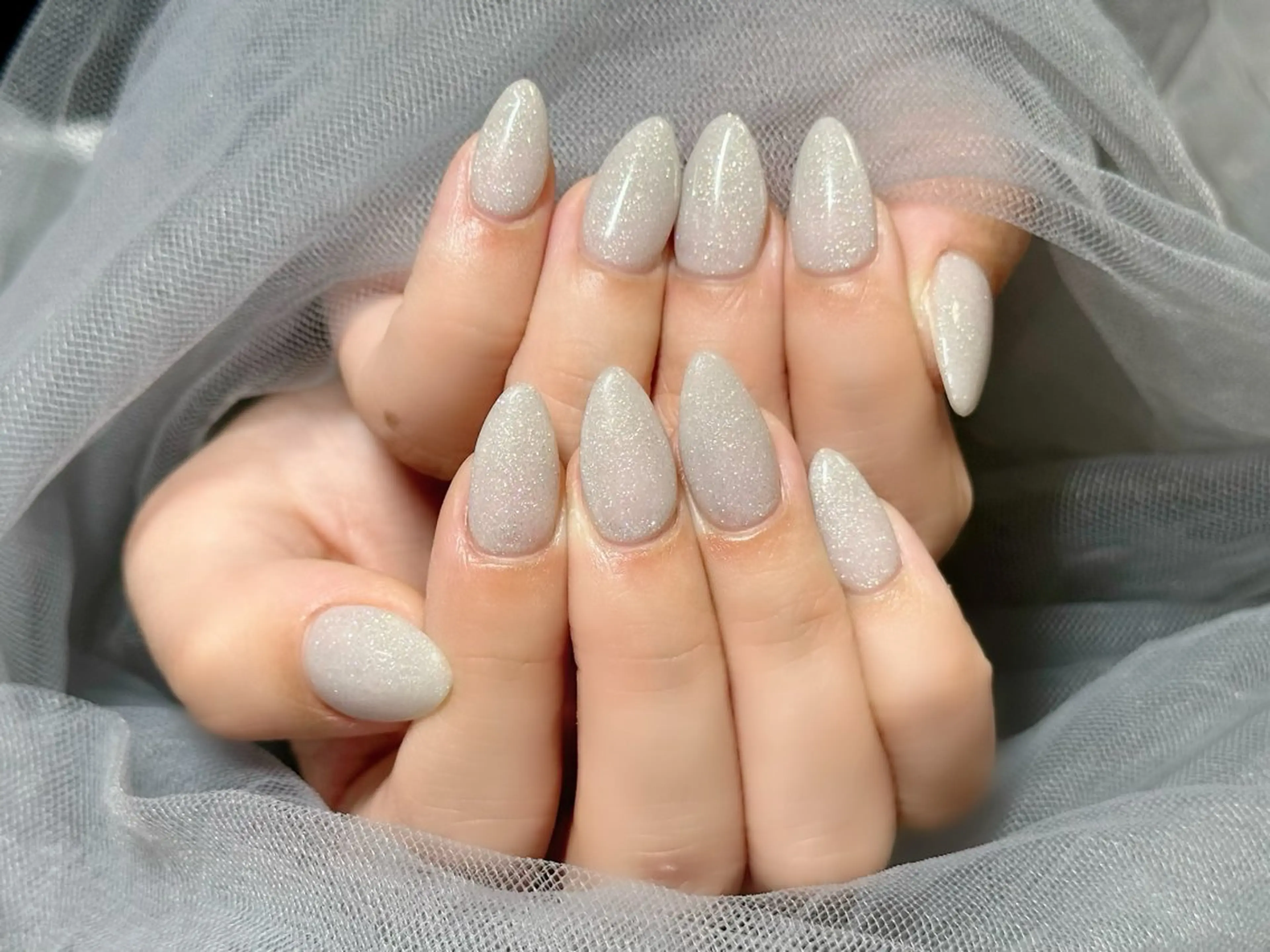 ネイル ラメ(グリッター) ワンカラーネイル ハンドネイル KURELLY所属・Nail Salon KURELLYのネイルデザイン