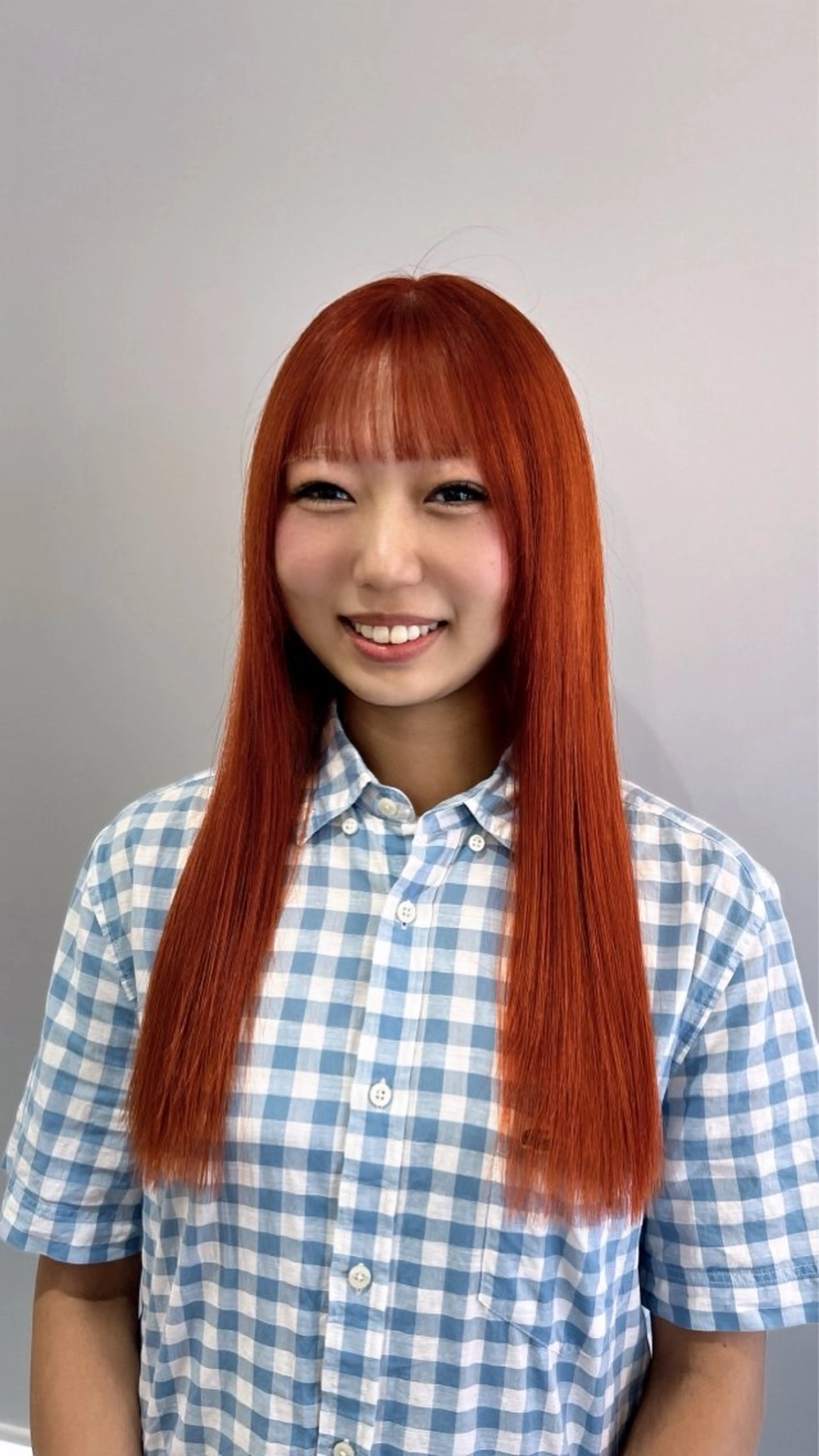 ロング カラー オレンジ ヘアカラー 💥Miyuu💥 『柏』のヘアスタイル