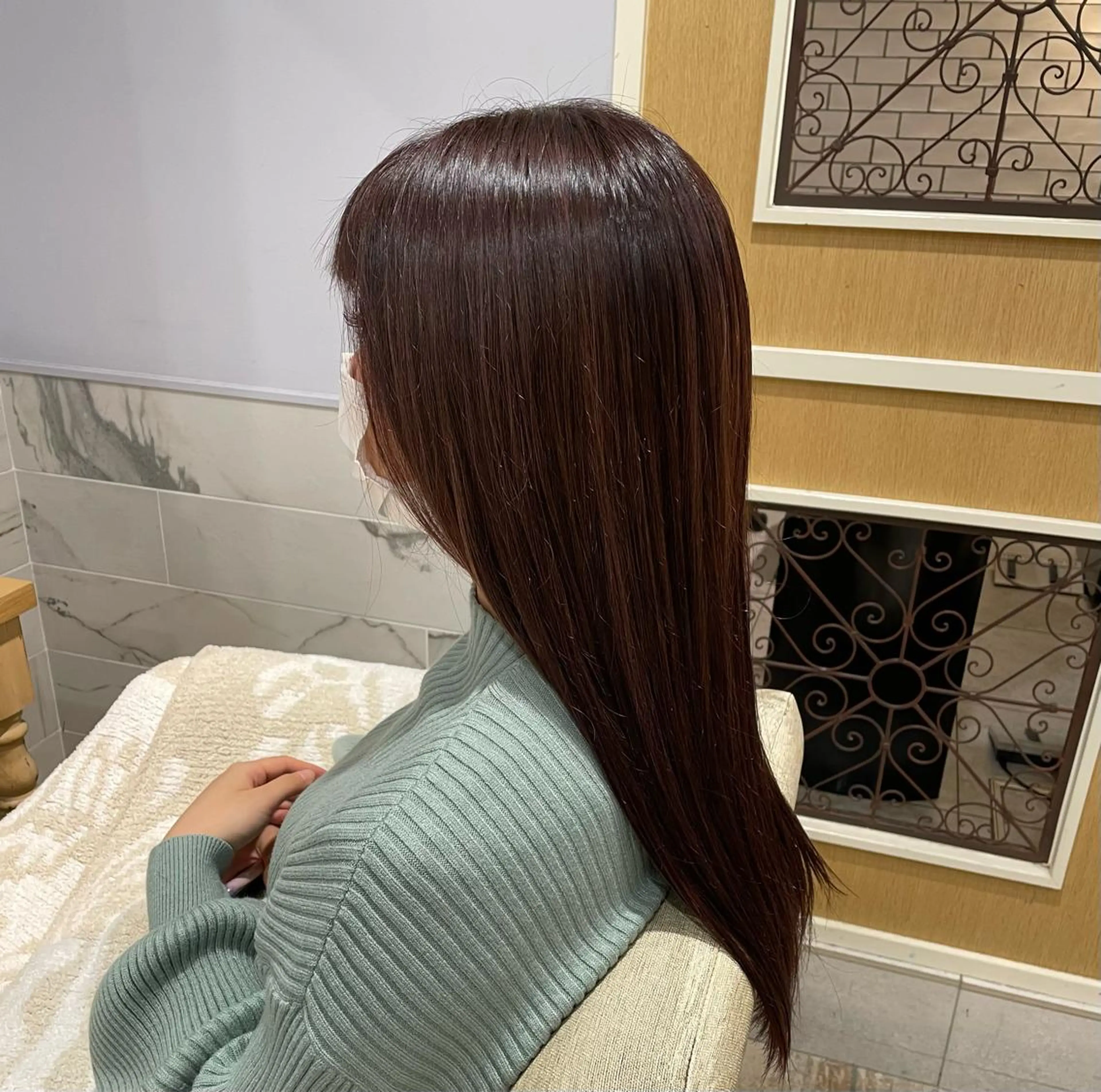 ロング すげさやか ✨メンズカットパーマのヘアスタイル