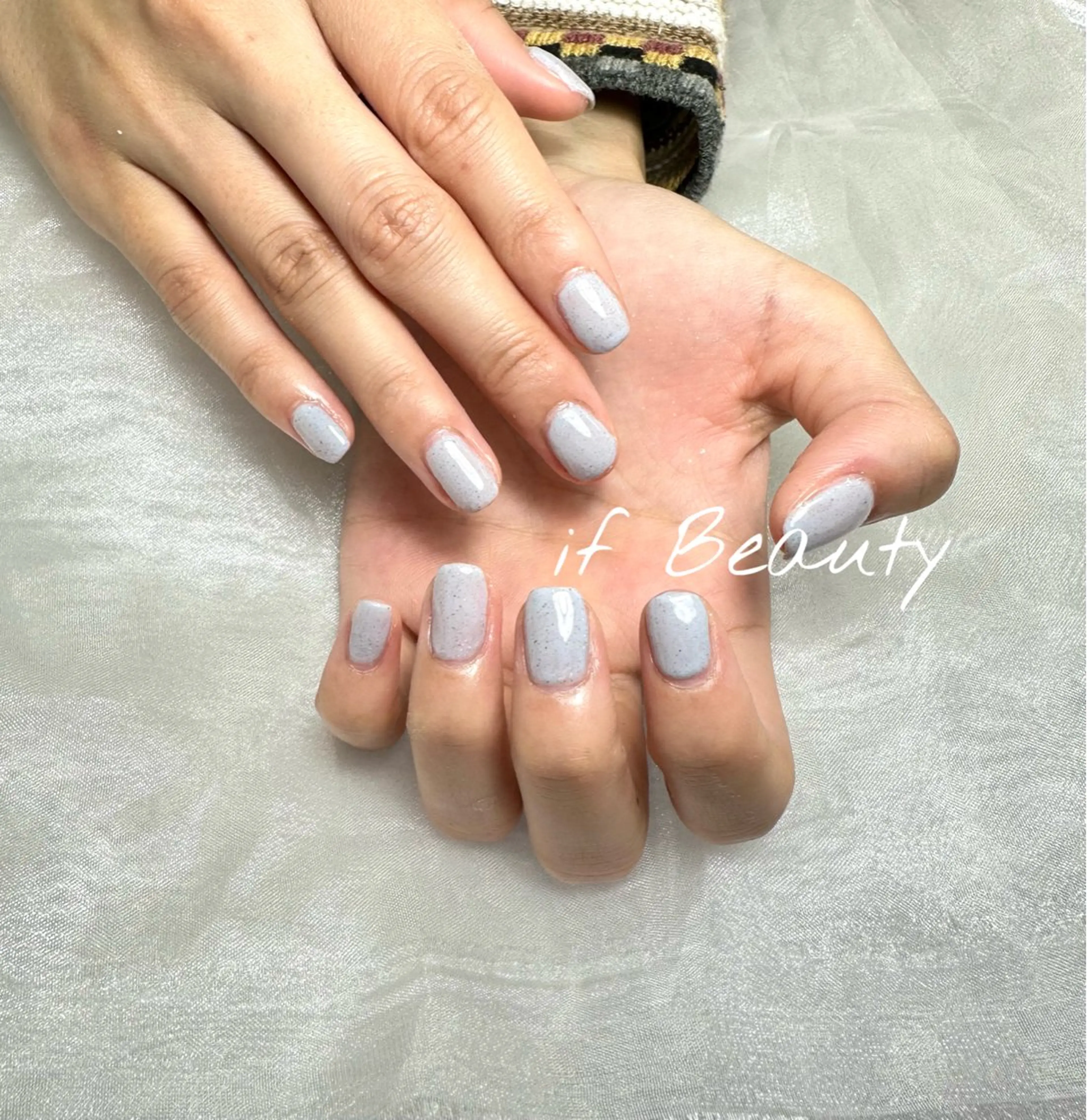 ネイル ジェルネイル ニュアンスネイル ワンカラーネイル パラジェル ショートネイル ハンドネイル if Hair＆Nail Salon所属・IKA /海外ネイル /個性派/ワンホンのネイルデザイン