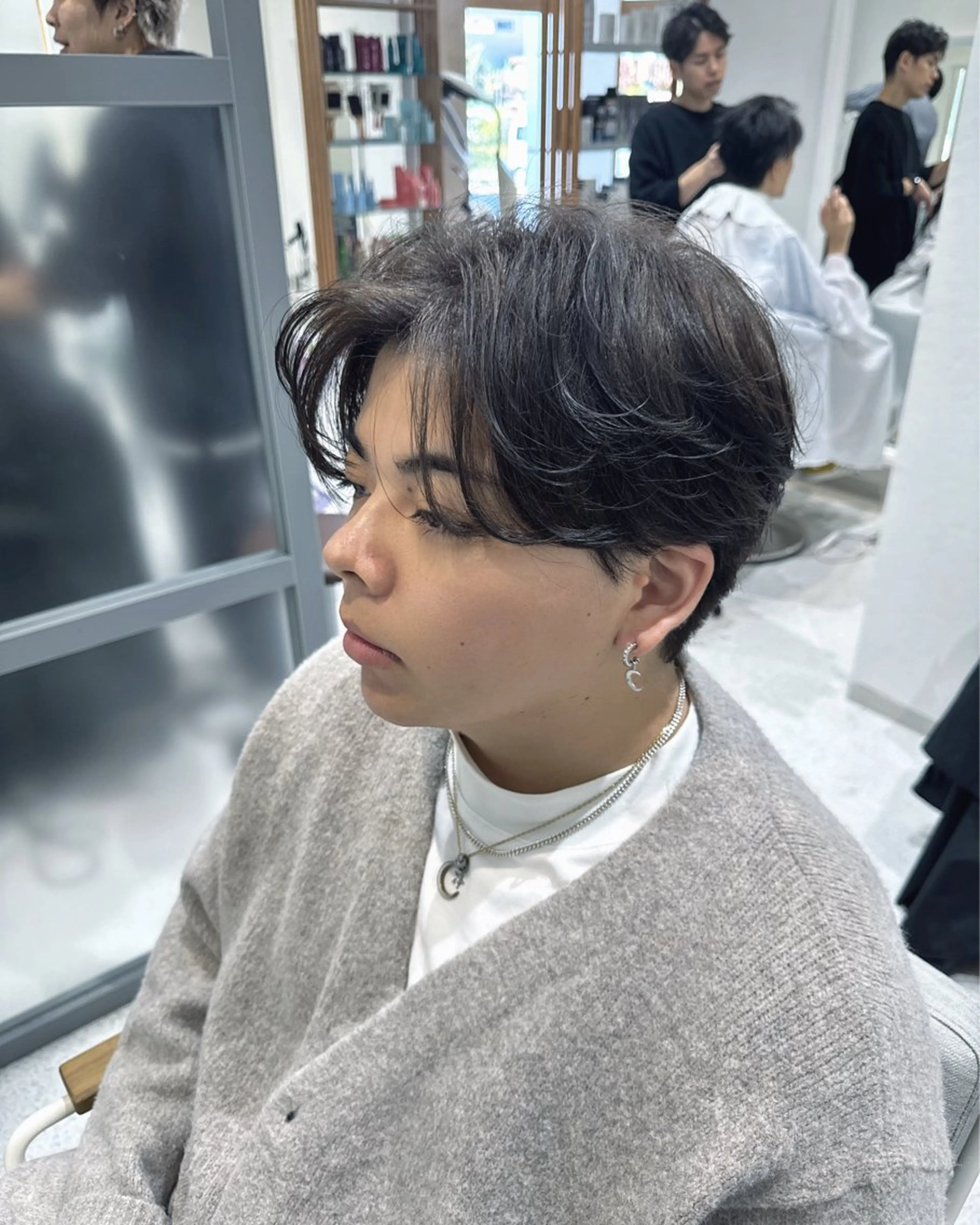 ミディアム ミディアムパーマ リュドール春日井店所属・池田 健汰のヘアスタイル