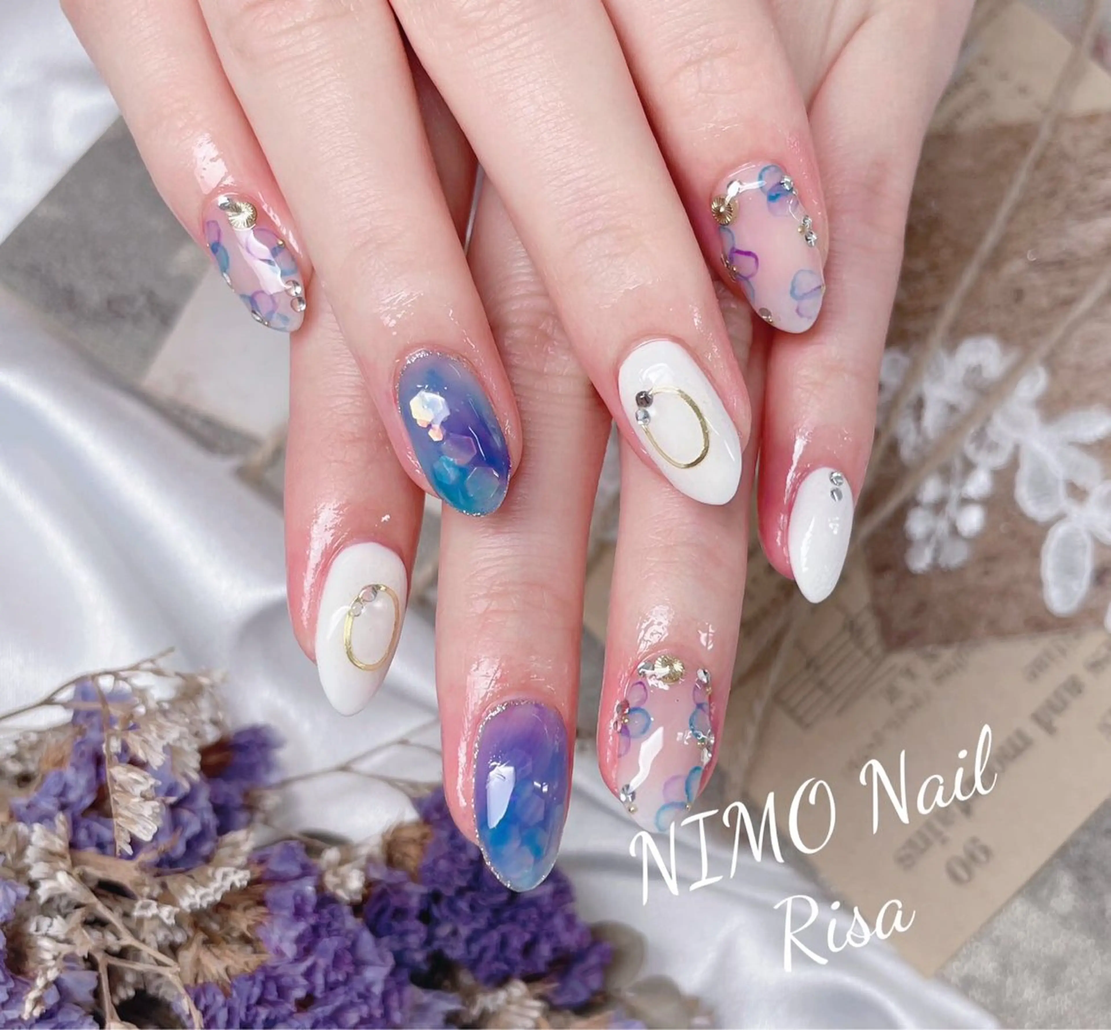 ネイル ハンドネイル RI SA☀️ リサのネイルデザイン