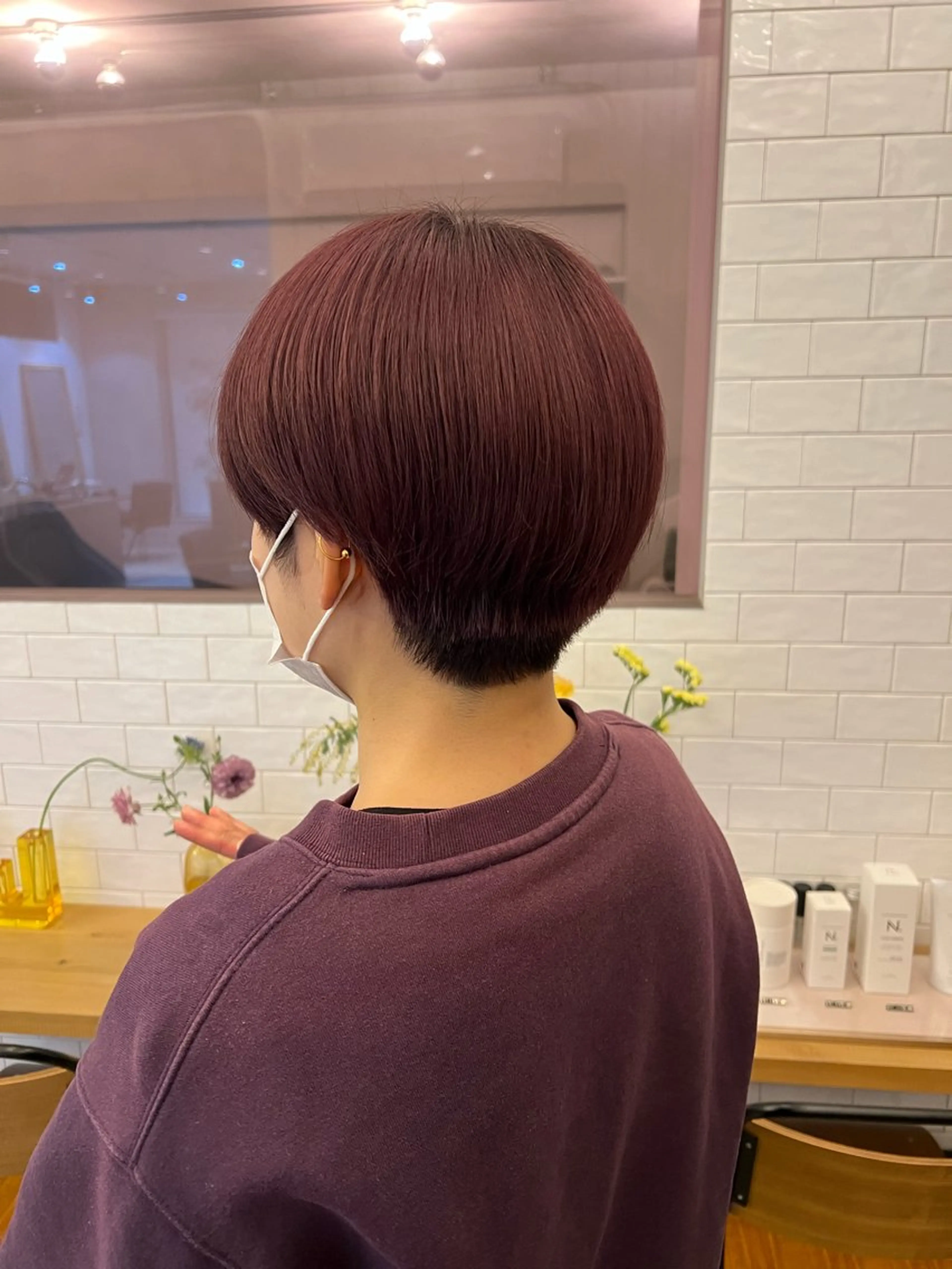 ショート ヘアカラー 髙橋 かなこのヘアスタイル