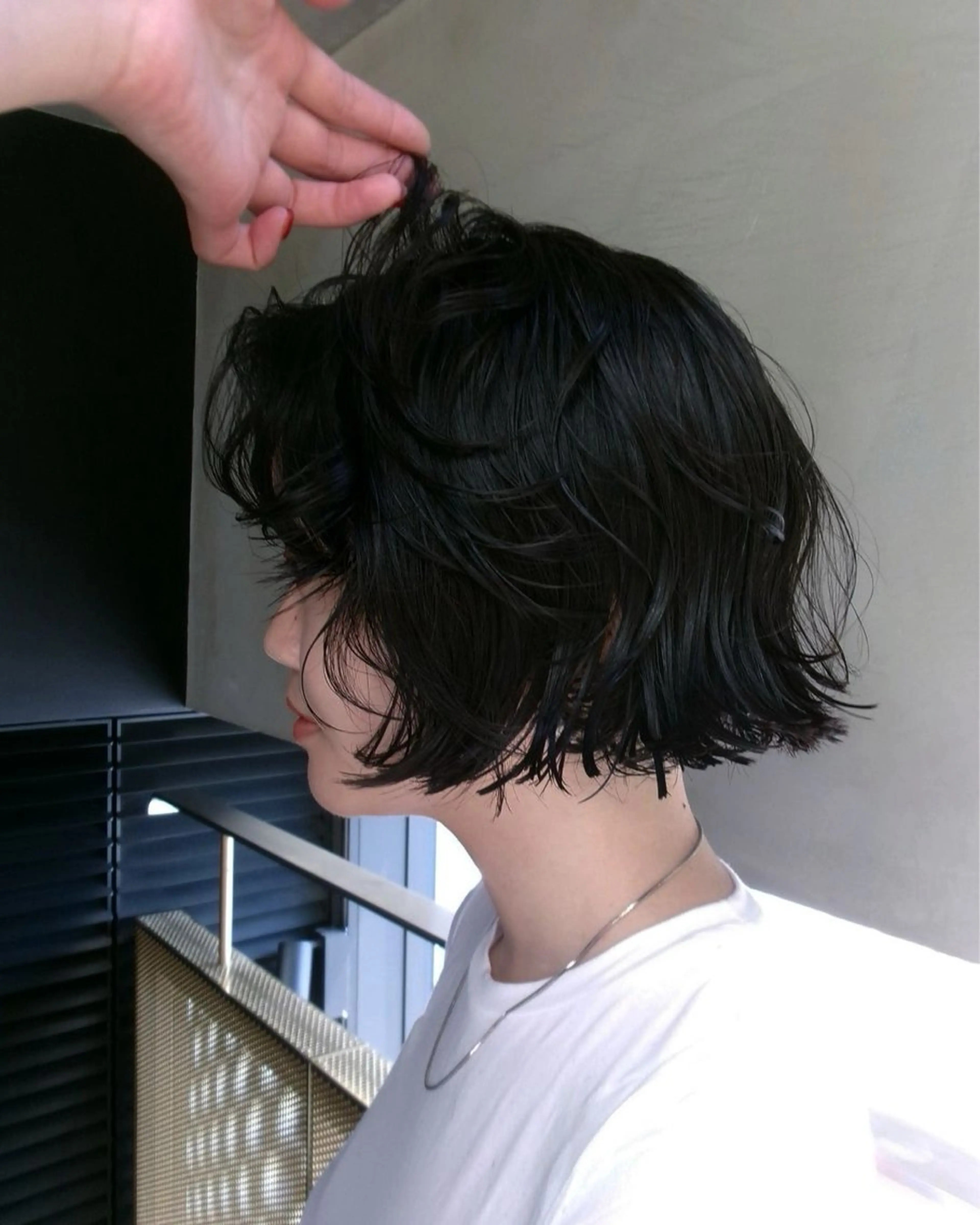 ミディアム CLIQUE　有木 七虹のヘアスタイル