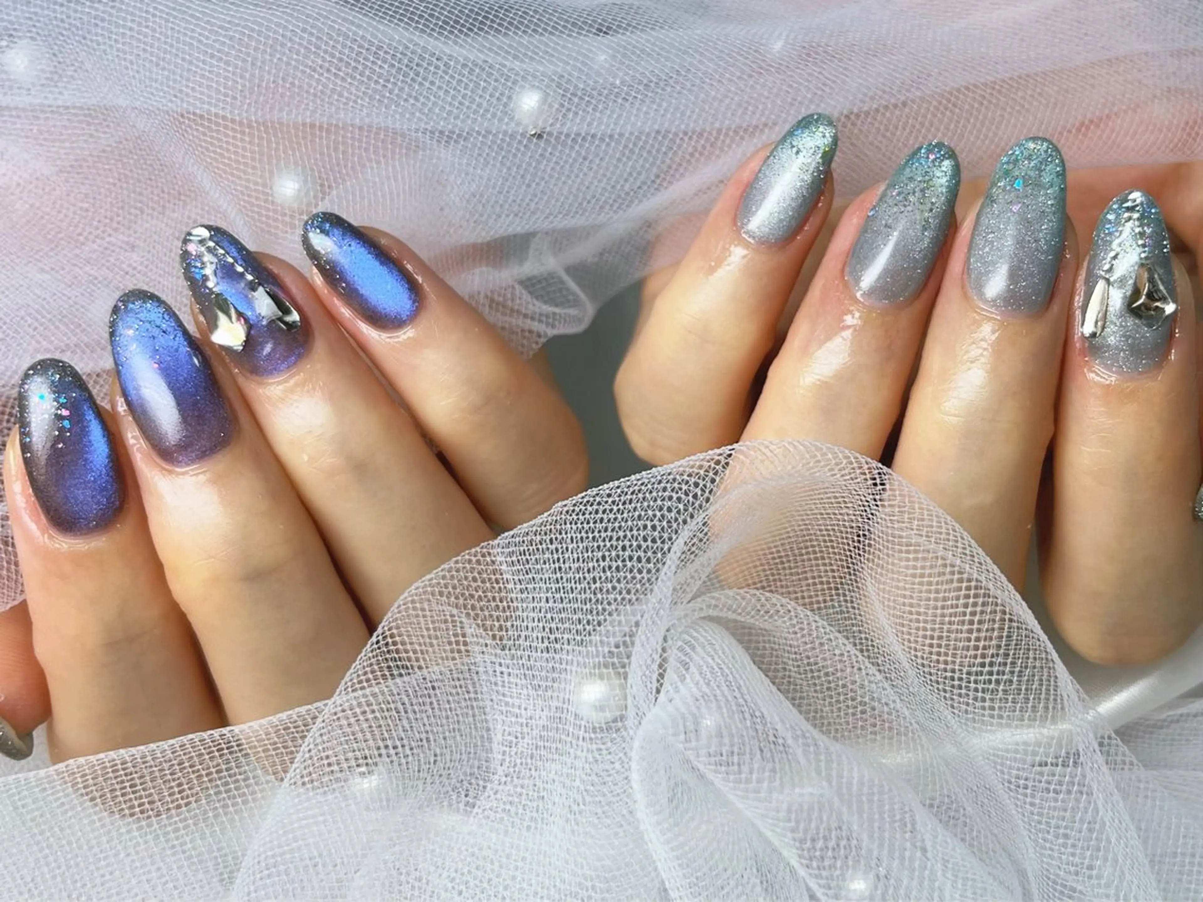 ネイル ワンホンネイル Queennail 北堀江Yumiのネイルデザイン