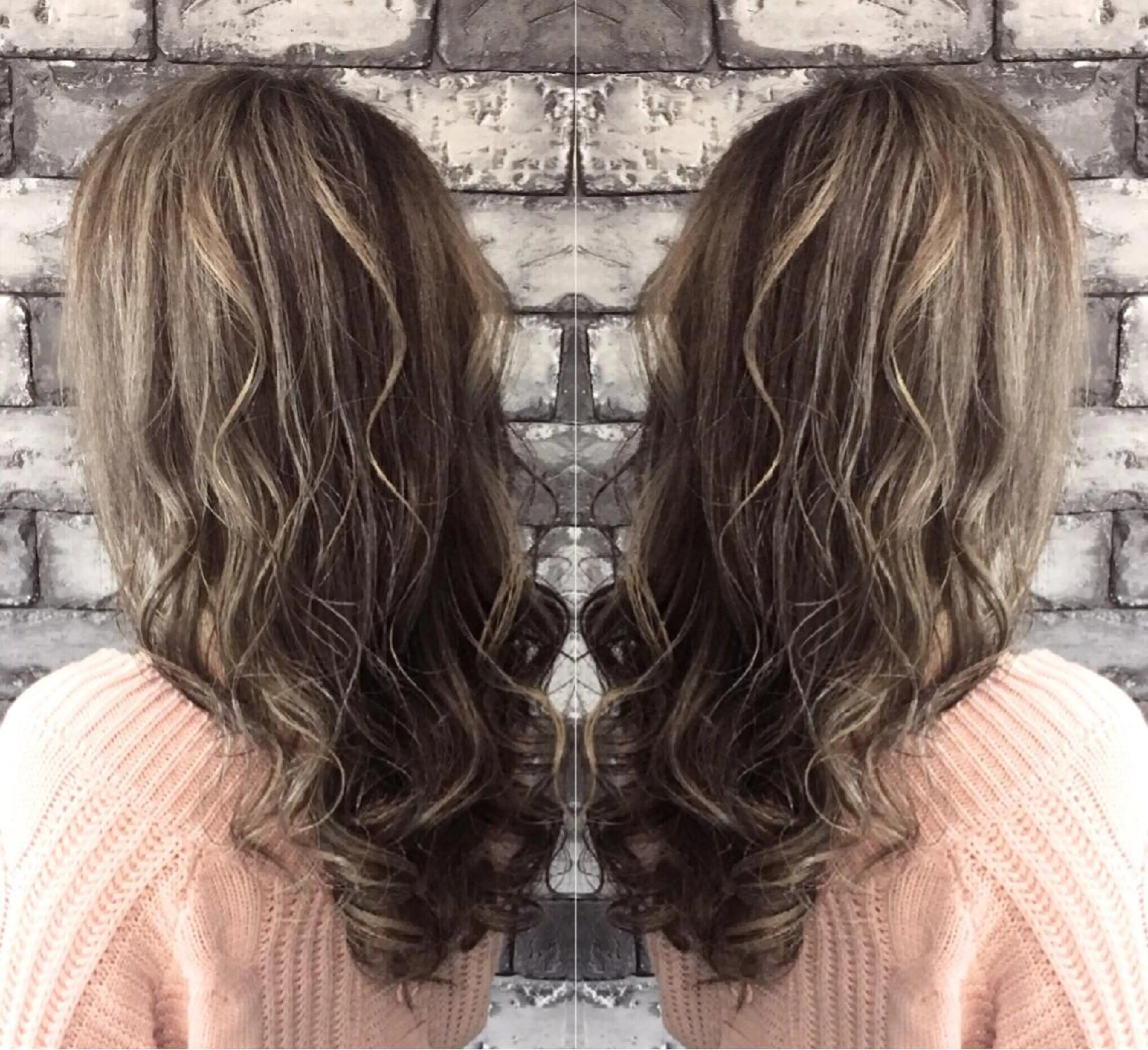 ロング 3Dハイライト 外国人風カラー ハイライト ヘアカラー トリートメント ヘアセット ❤️千葉県代表❤️ 店長❤️柿本翔一朗のヘアスタイル