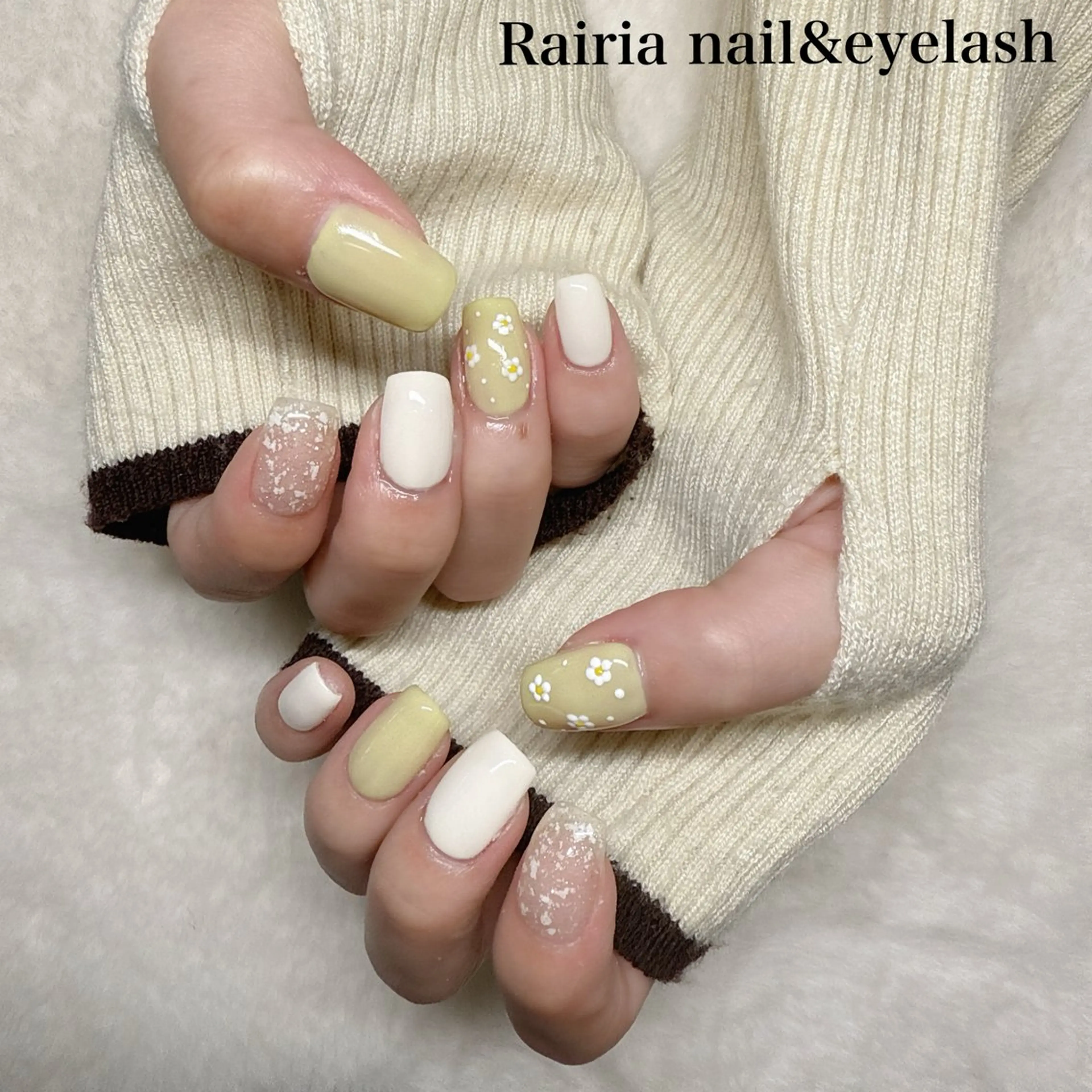 ネイル 春ネイル Rairia   nail所属・屋敷 理奈のネイルデザイン