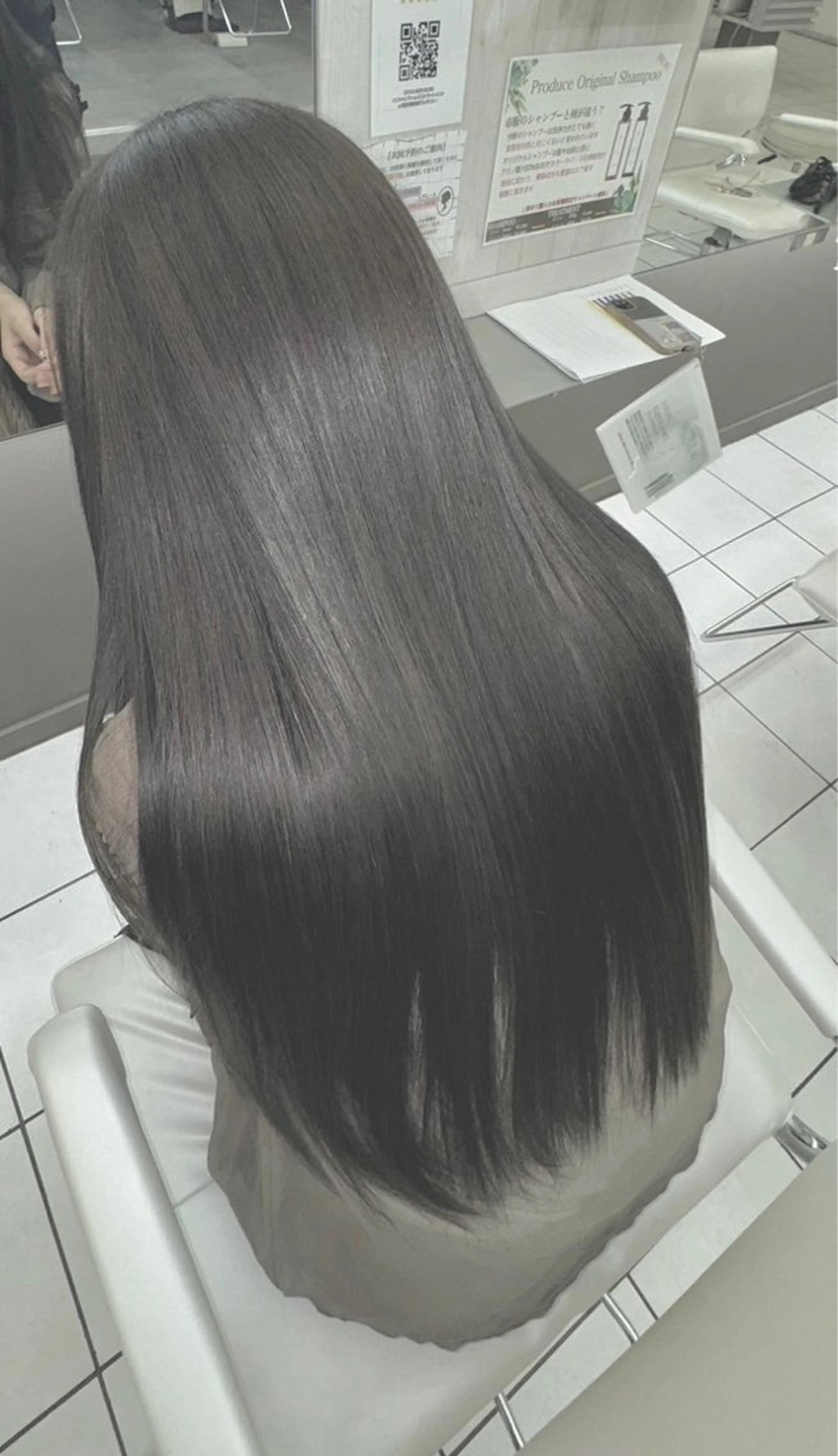 🏅オススメ🏅【赤み除去水光肌カラー】+【髪質改善トリートメント】の写真