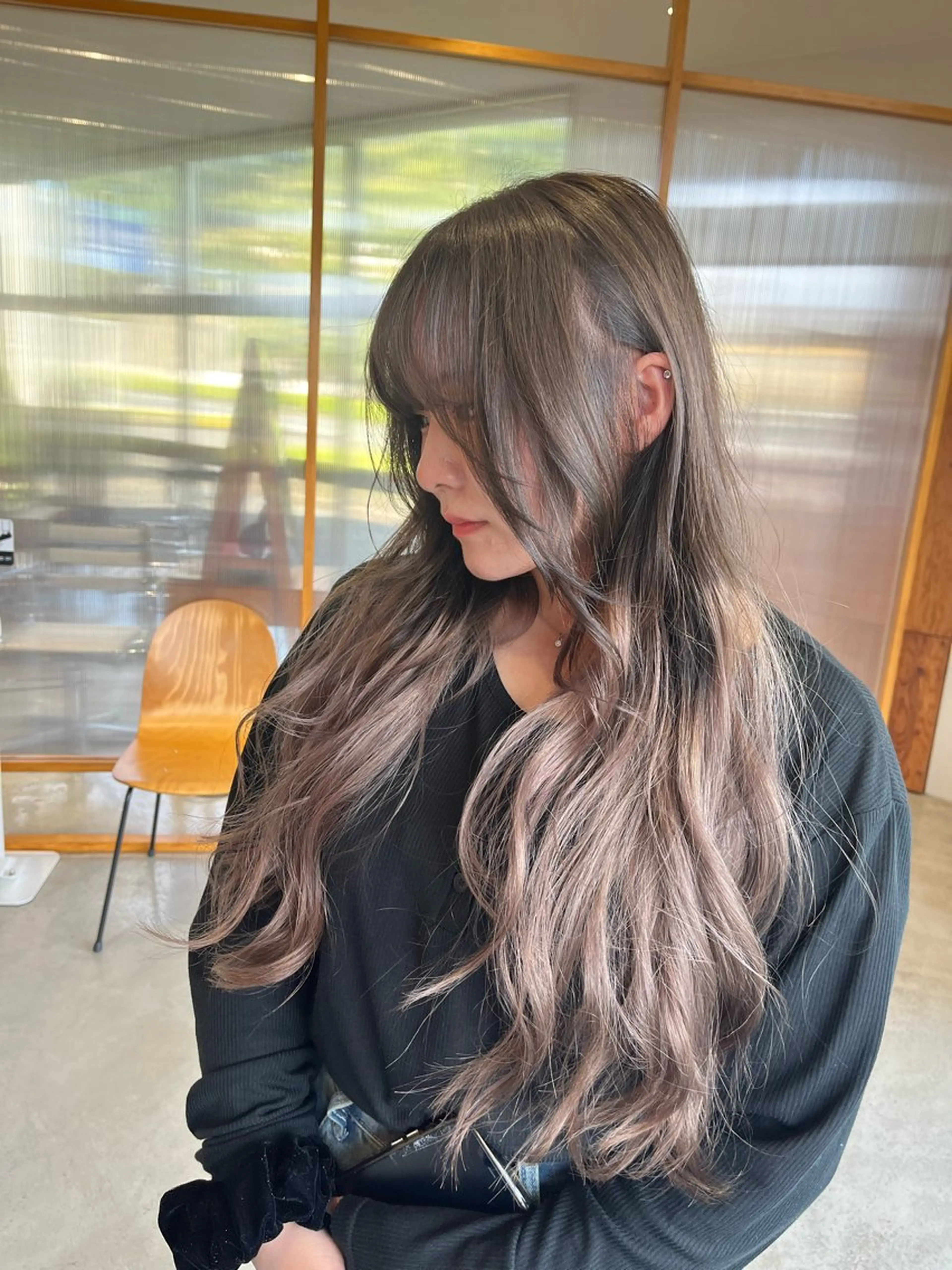 ロング THE Nia所属・堀 風城のヘアスタイル