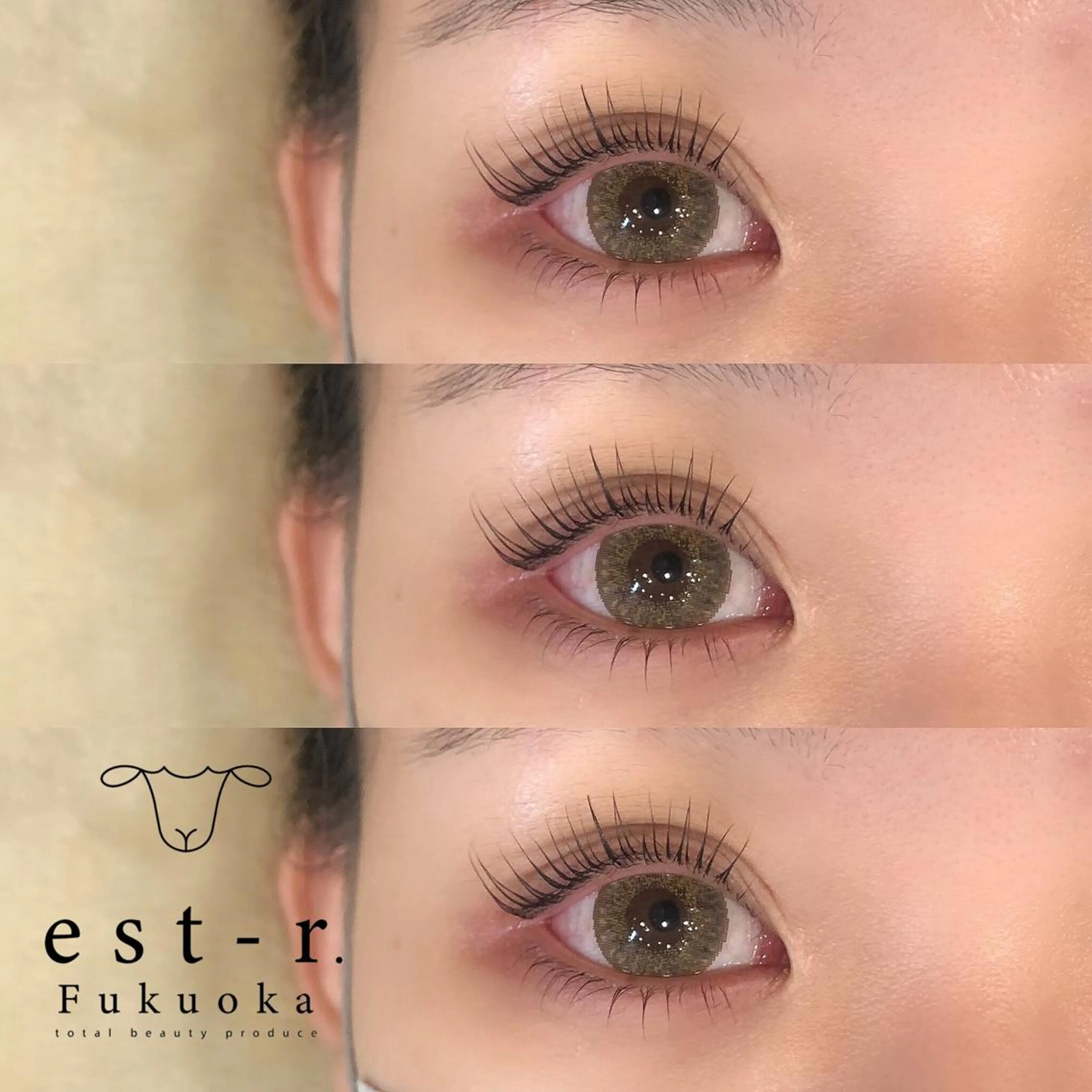 マツエク・マツパ フラットラッシュ パリジェンヌラッシュリフト まつげパーマ 下まつげエクステ 一重×まつ毛パーマ マツパ Riho/博多/ まつげパーマ/LEDのマツエク・マツパデザイン