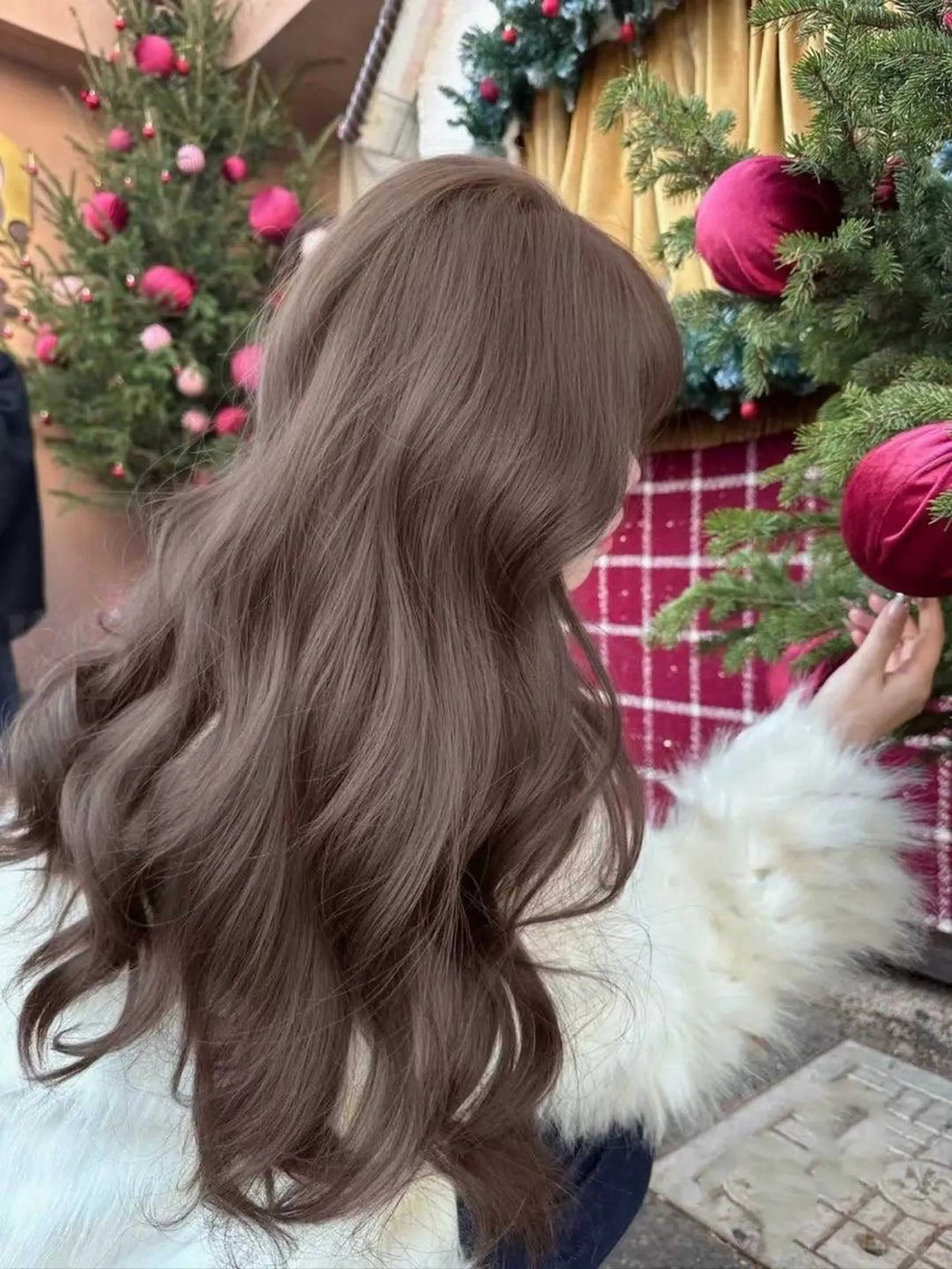 ロング カラー ヘアアレンジ ヘアカラー トリートメント ヘッドスパ ヘアセット 透け上品ハイトーン 職人ゆうと🤍のヘアスタイル