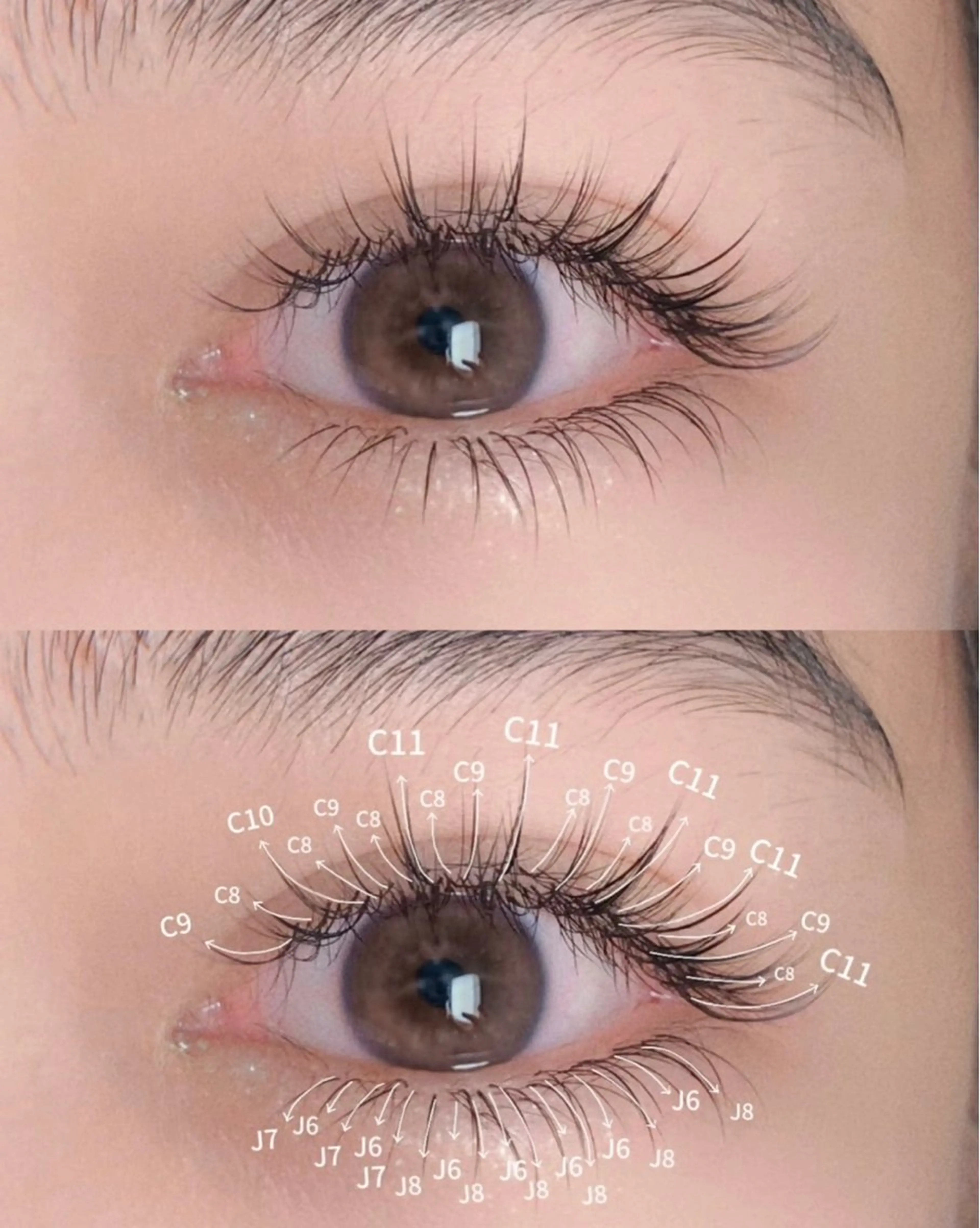 マツエク・マツパ 🌹ブリランテ🌹 大人気店のマツエク・マツパデザイン