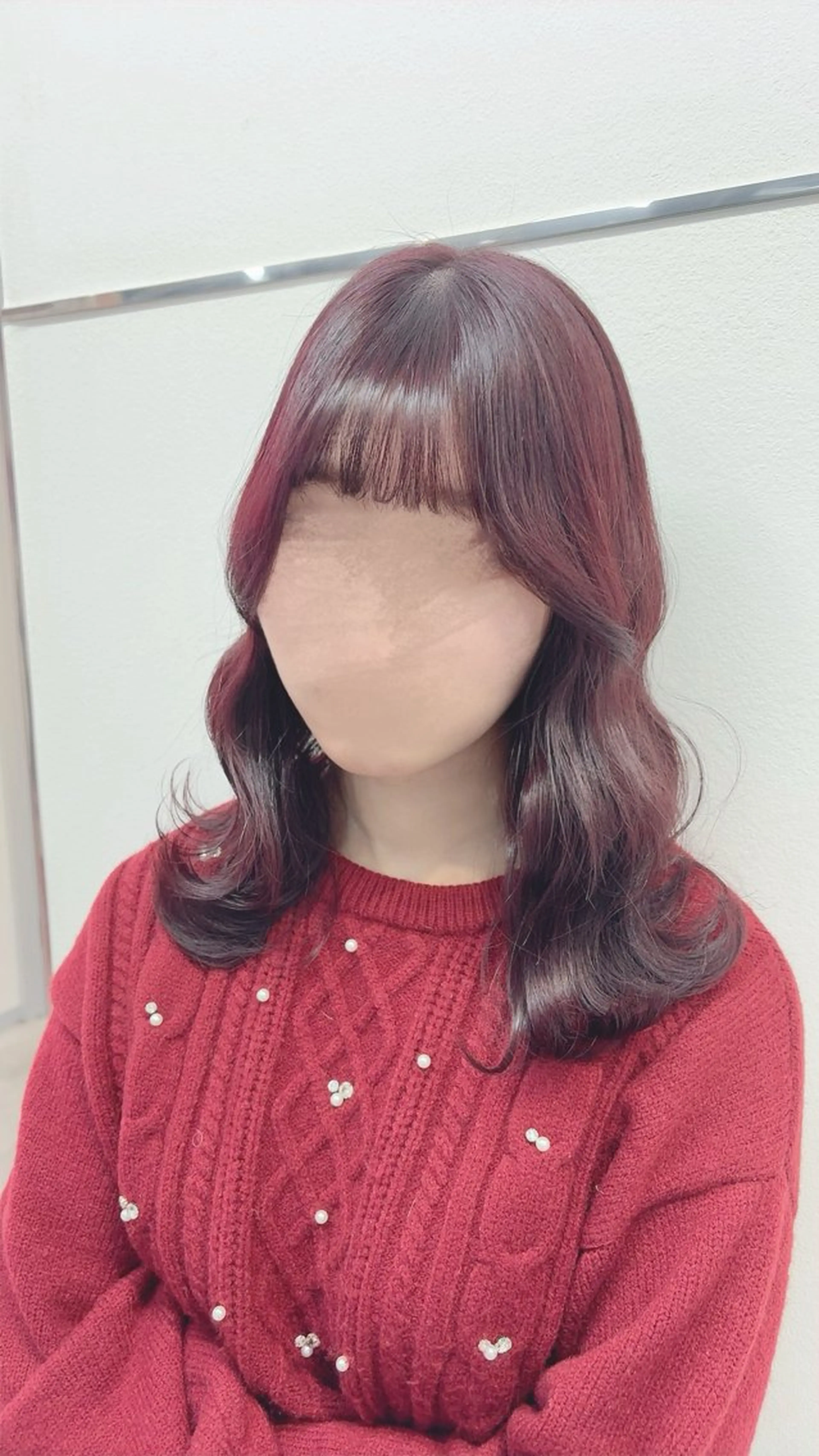 セミロング カラー ヘアカラー Maho ブリーチモデル募集中のヘアスタイル