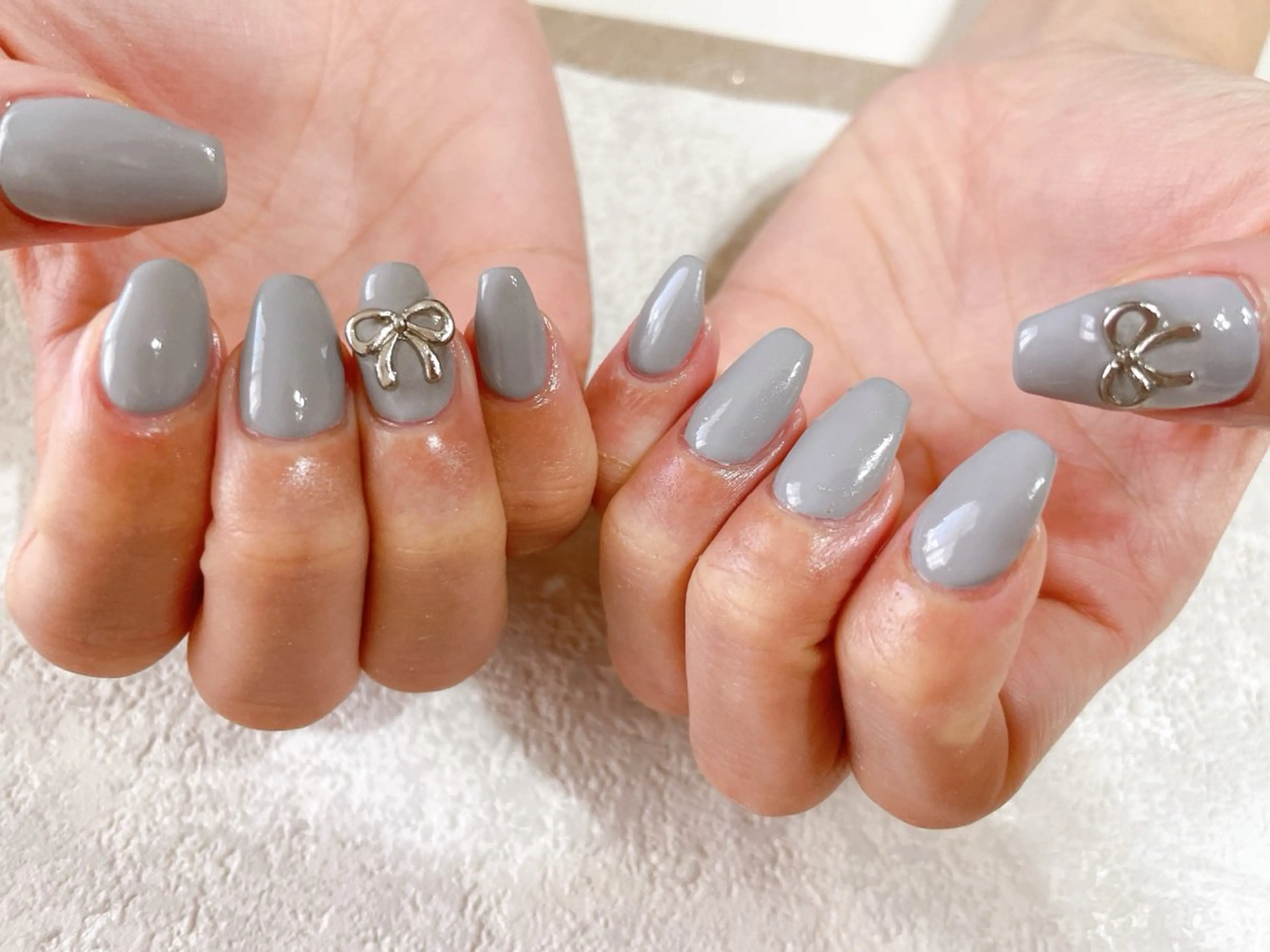 ネイル ジェルネイル 韓国ネイル ワンカラーネイル パラジェル 冬ネイル kikinail 溝の口のネイルデザイン