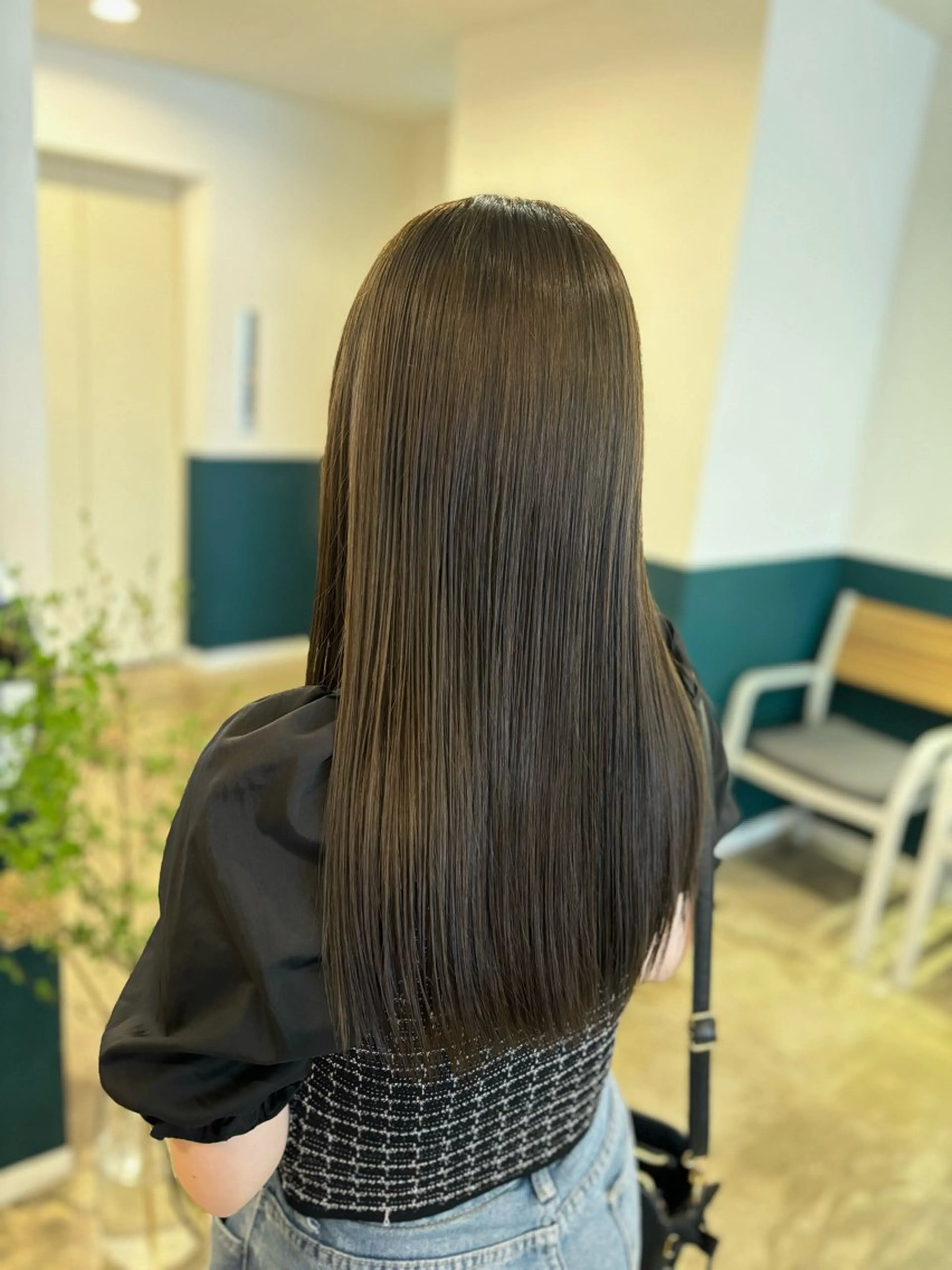 ロング ヘアカラー トリートメント ☁️RIKA☁️ @ri2_____bのヘアスタイル