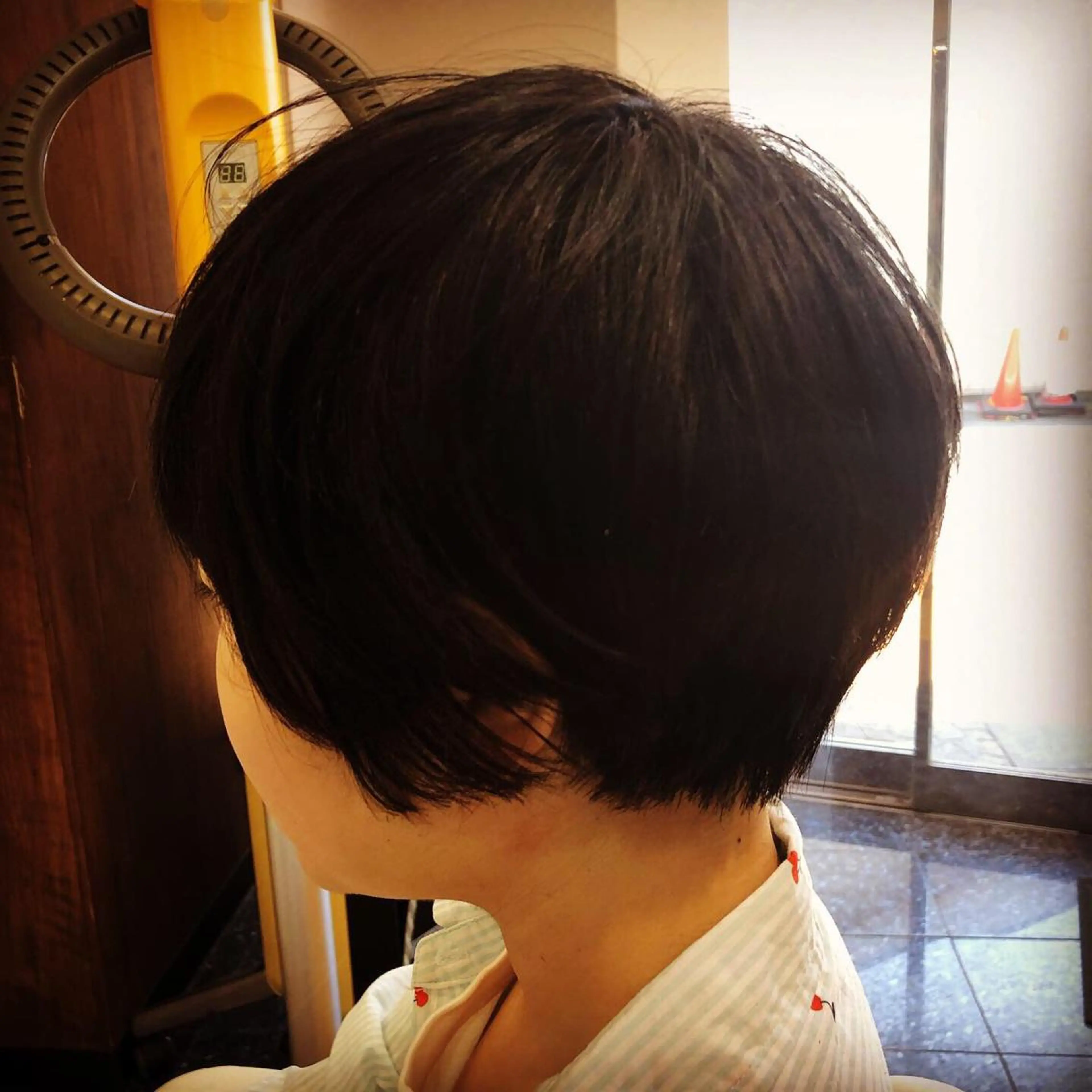 ショート 根岸 真奈美のヘアスタイル