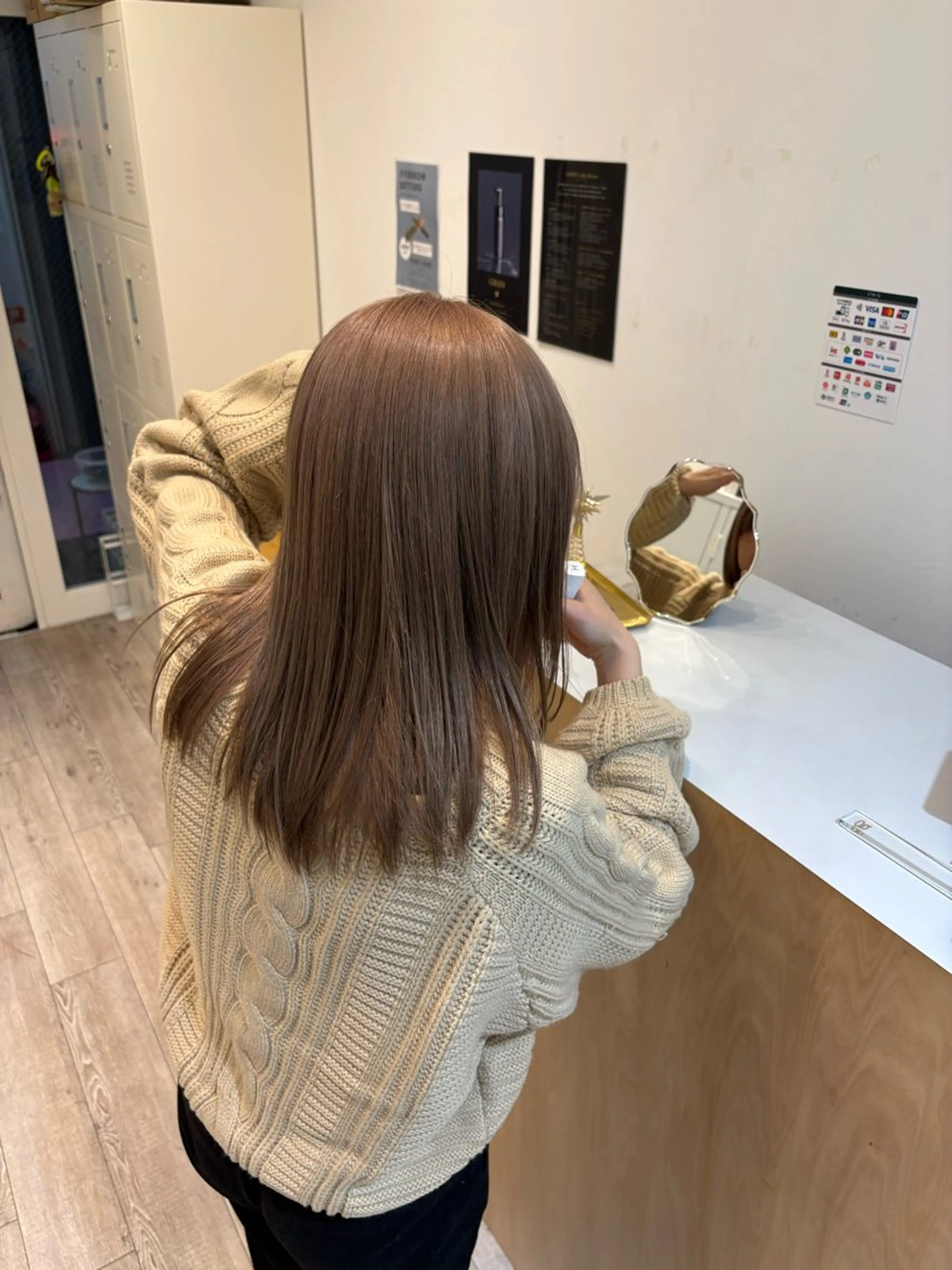 カラー ベージュカラー ヘアカラー ブリーチモデル募集 𝙨𝙖𝙠𝙞💚のヘアスタイル