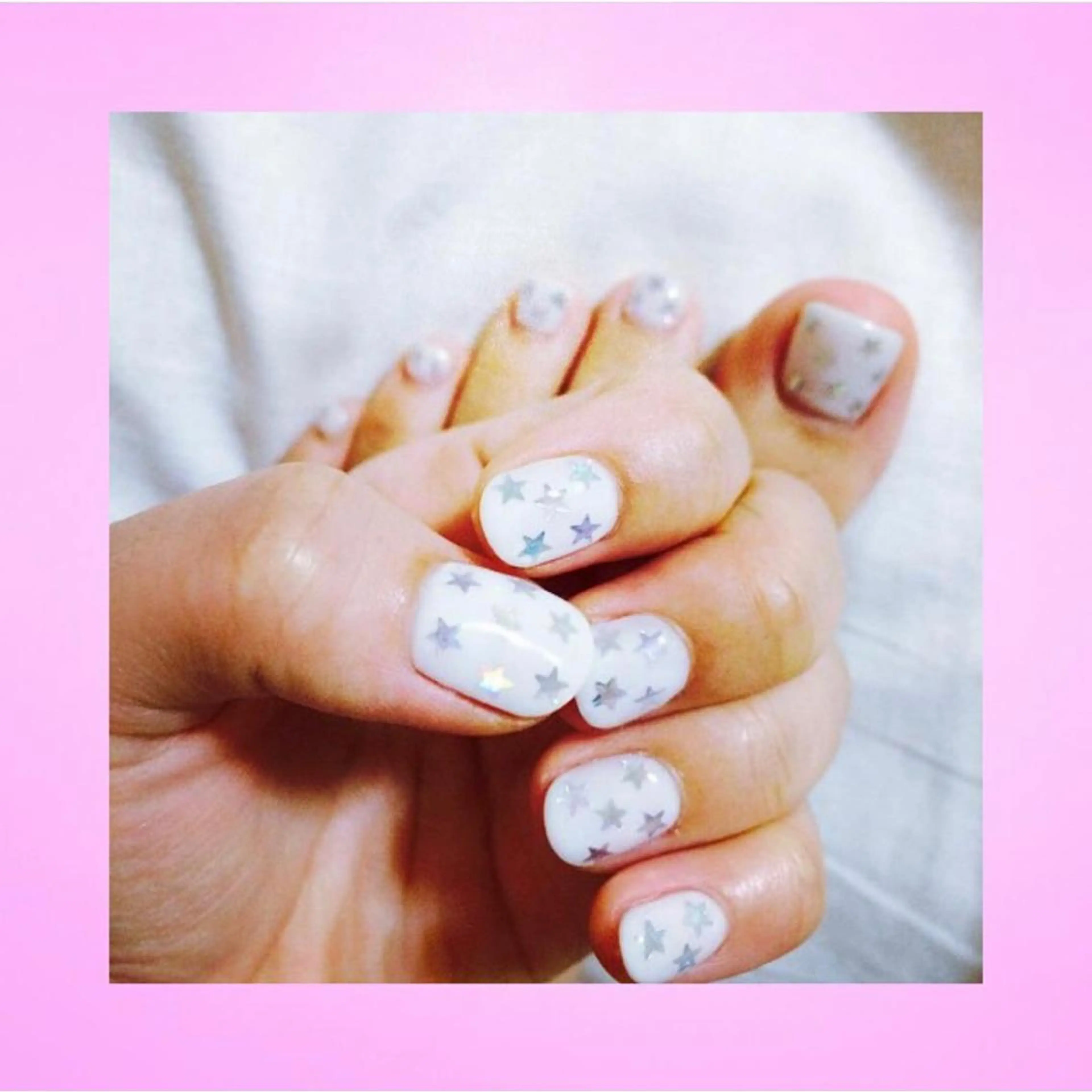 ネイル フットネイル おそろいネイル ハンドネイル フットネイル ハンドケア Nes.Nail所属・Miyagi Asamiのネイルデザイン