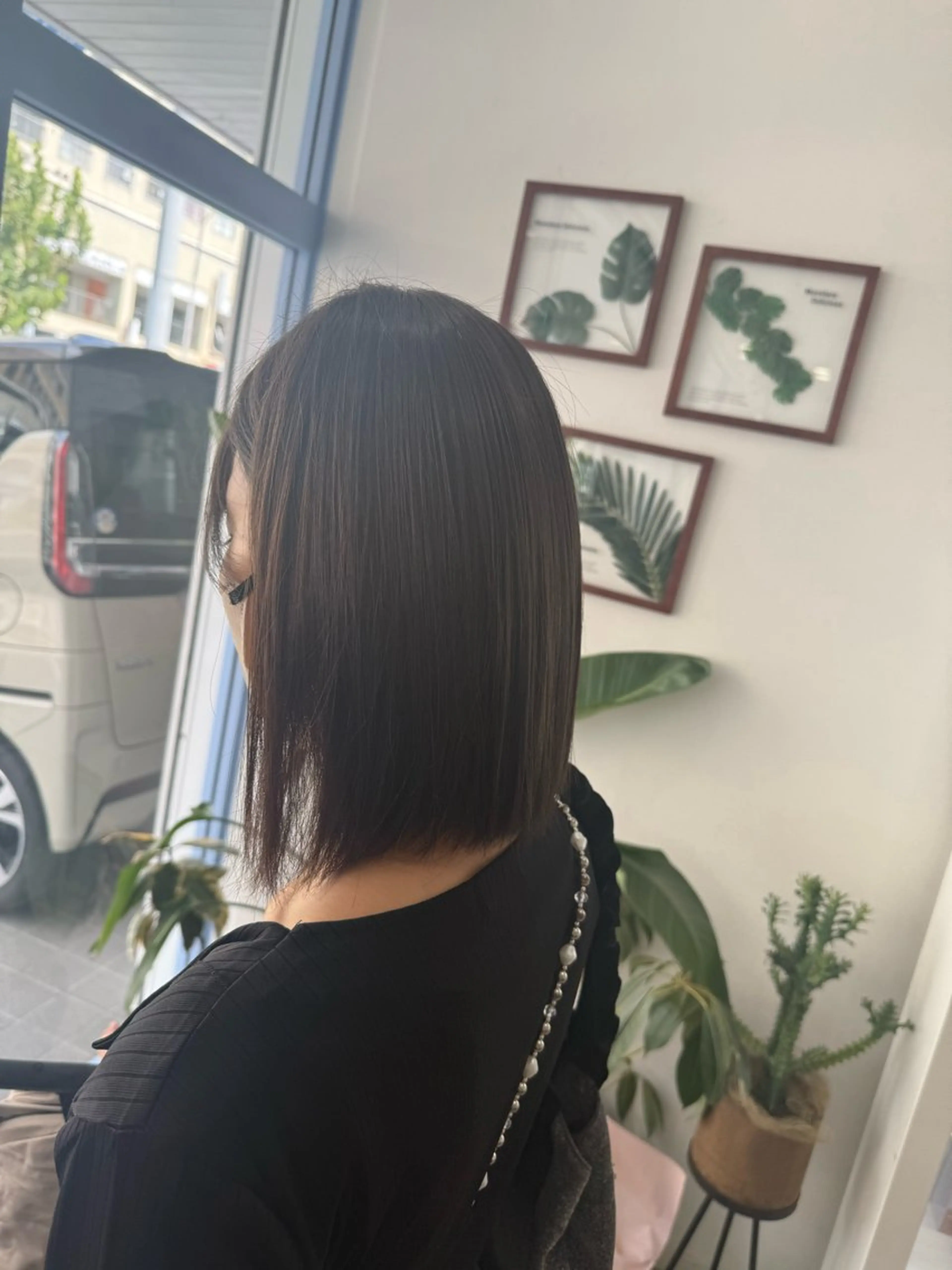 ミディアム カラー ブラウンカラー 透明感カラー ヘアカラー elf所属・ozaki konohaのヘアスタイル