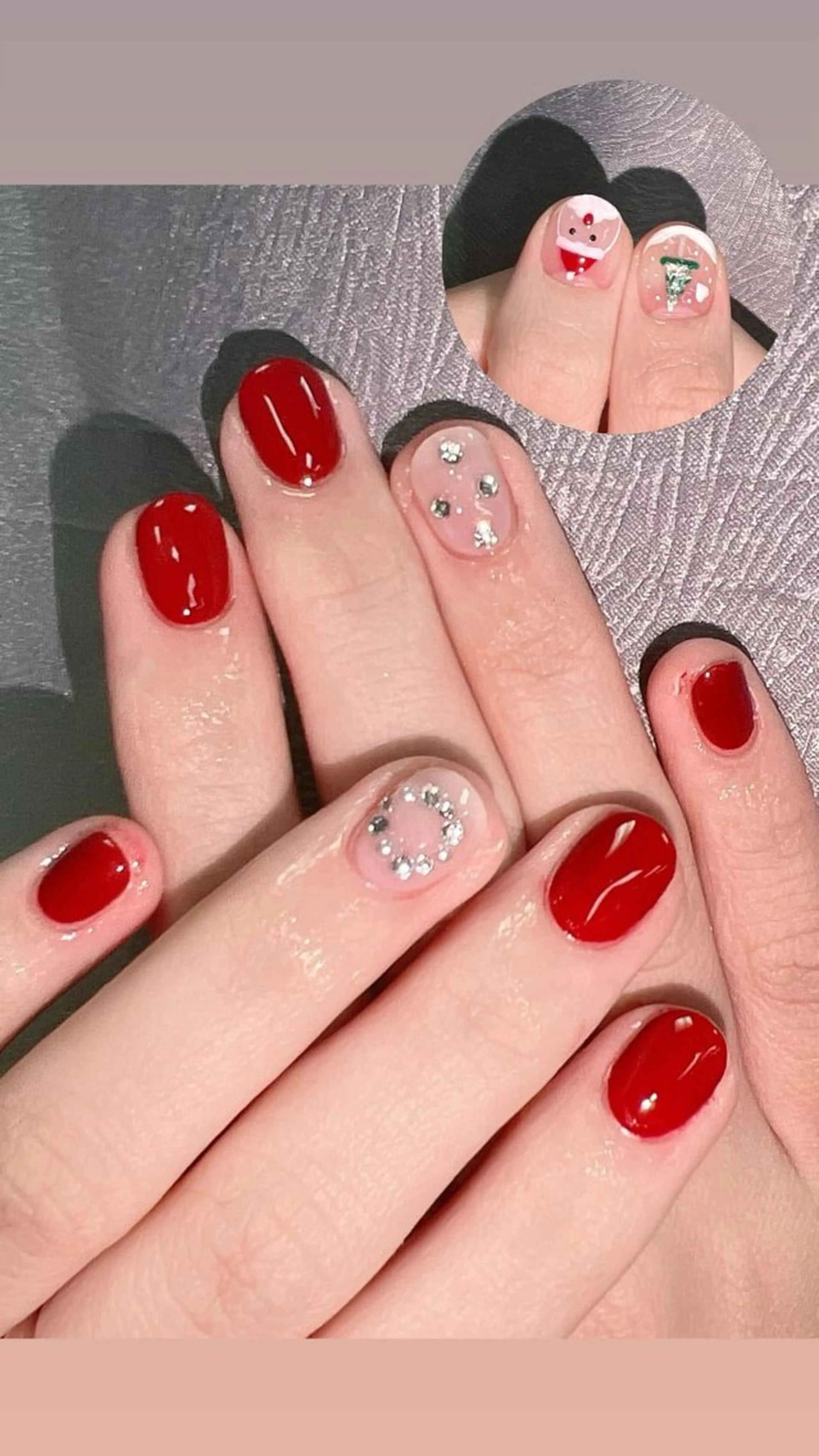 ショート ハンドネイル Bibi beauty spa Osaka所属・Chann Channのネイルデザイン