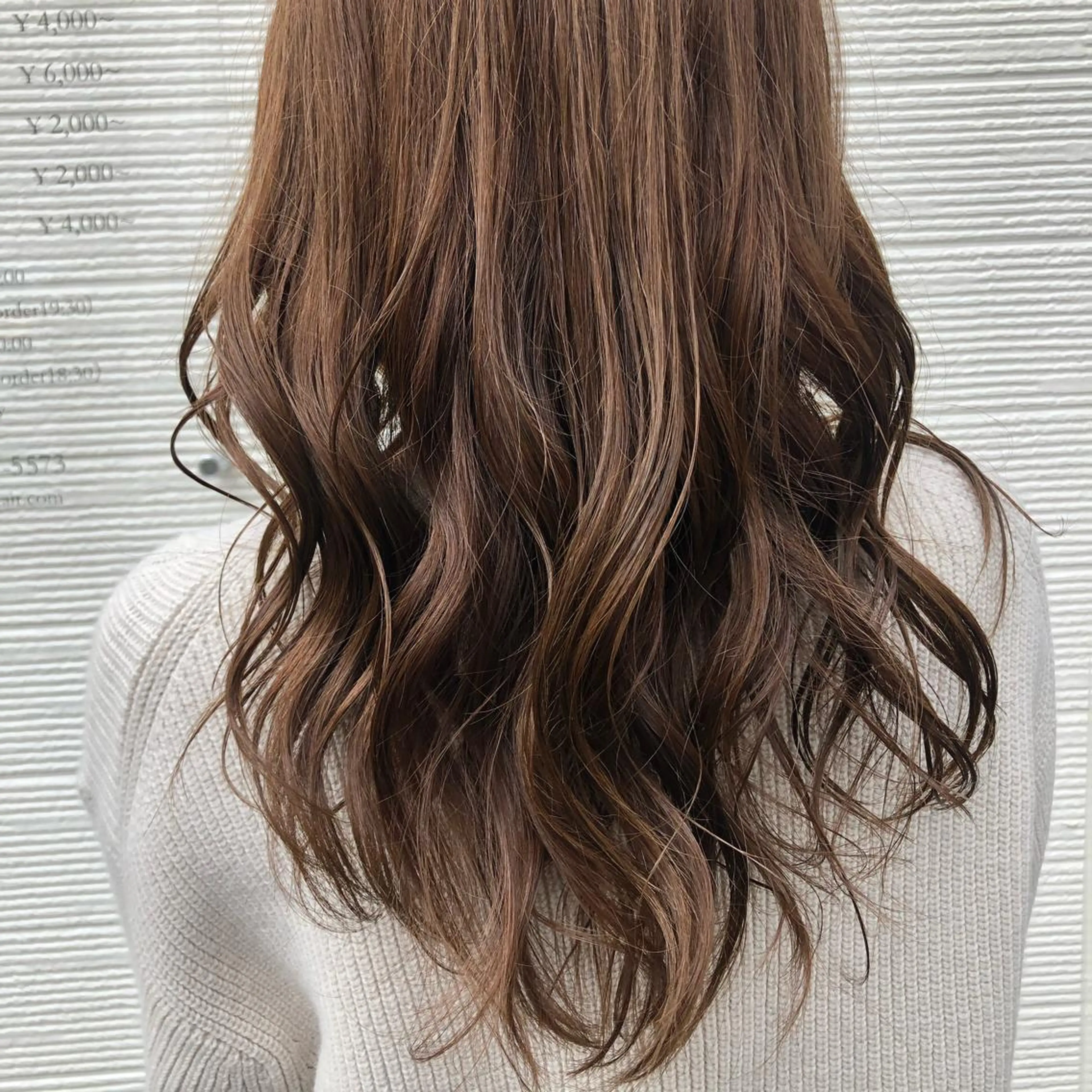 カラー ブラウンカラー ヘアカラー トリートメント FERIAあべの KARINのヘアスタイル