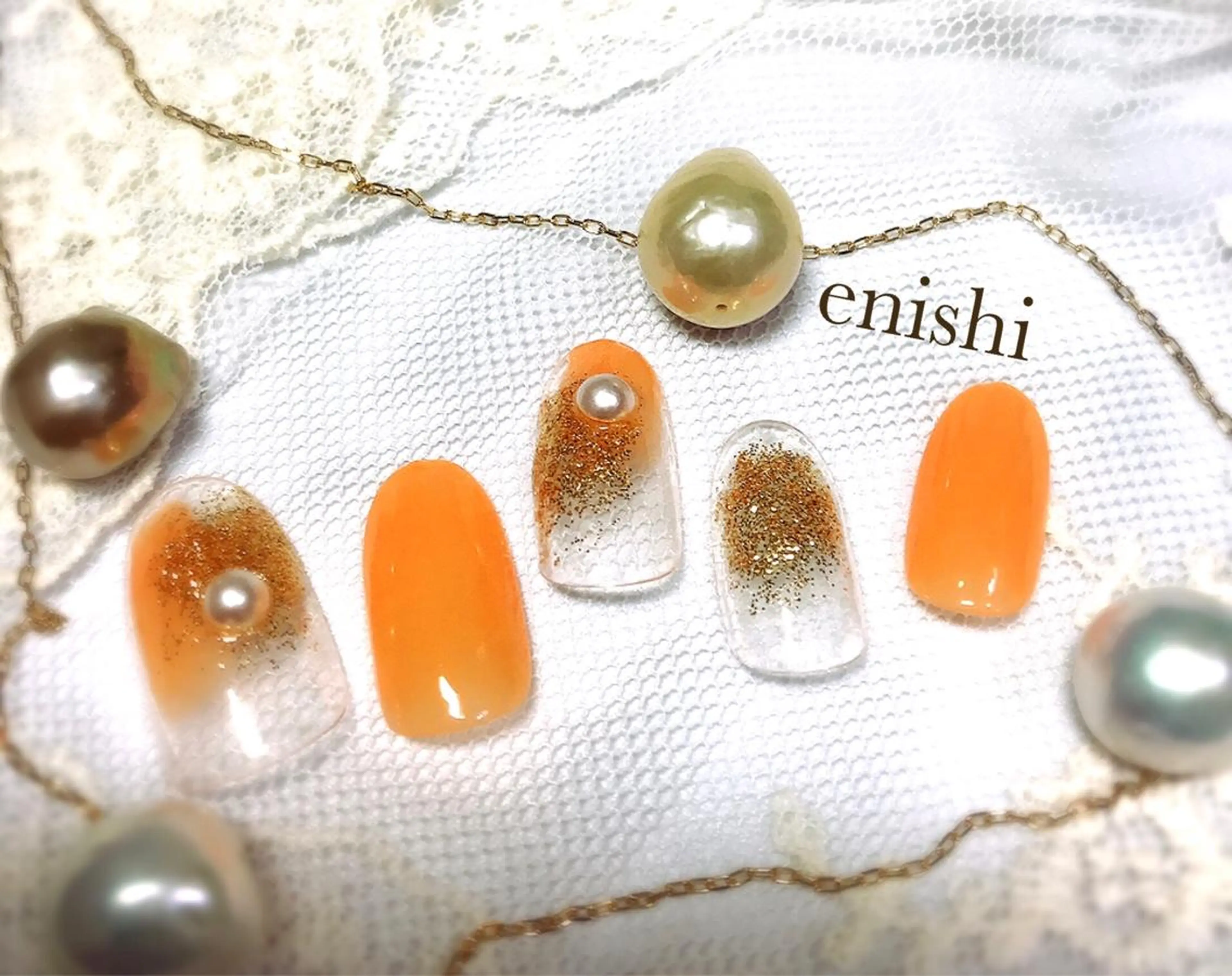 ネイル ニュアンスネイル Nail Salon enishiのネイルデザイン