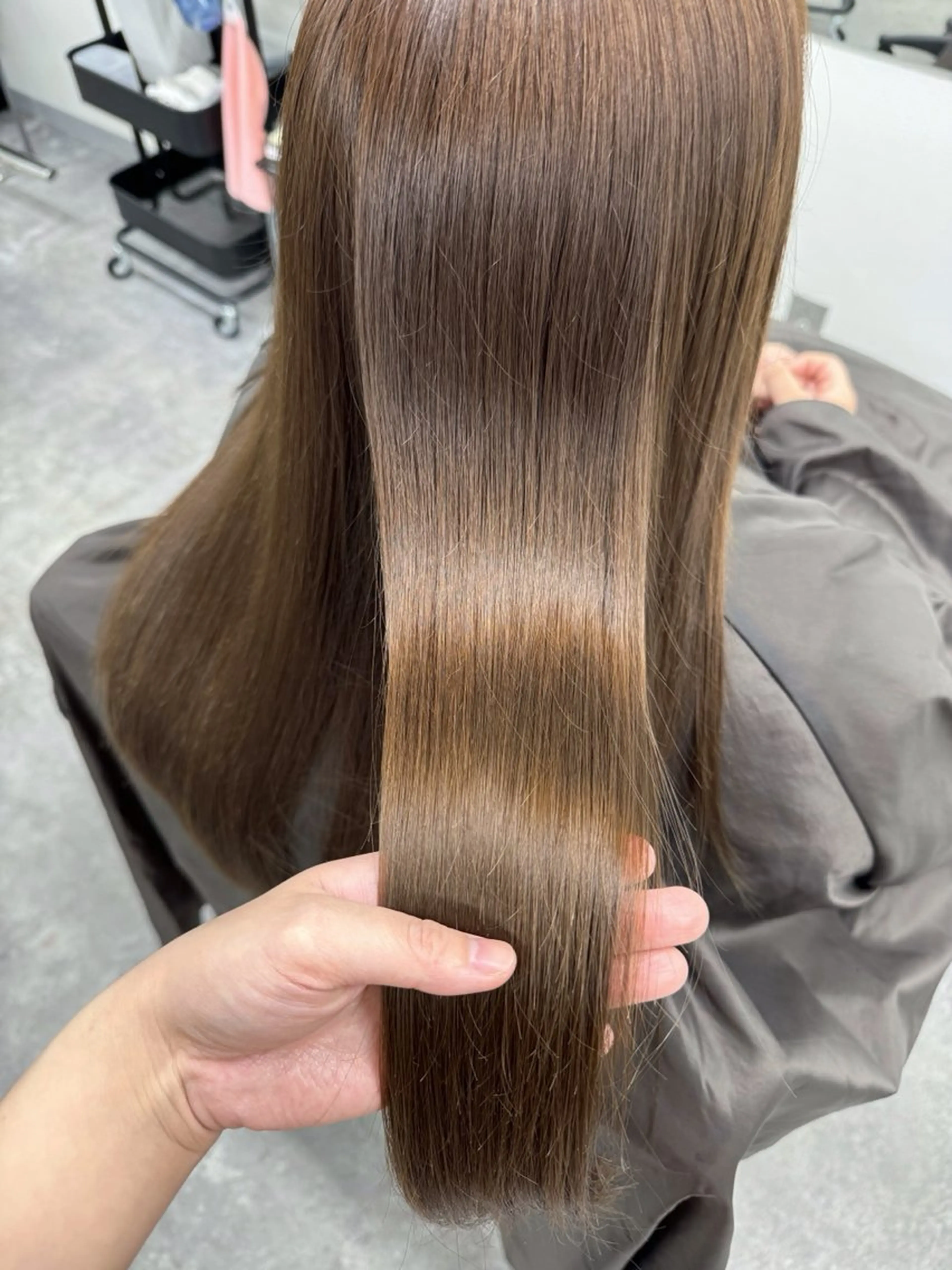 ロング ヘアカラー トリートメント Eir 神戸所属・髪質改善/縮毛矯正 長井 美佐子のヘアスタイル