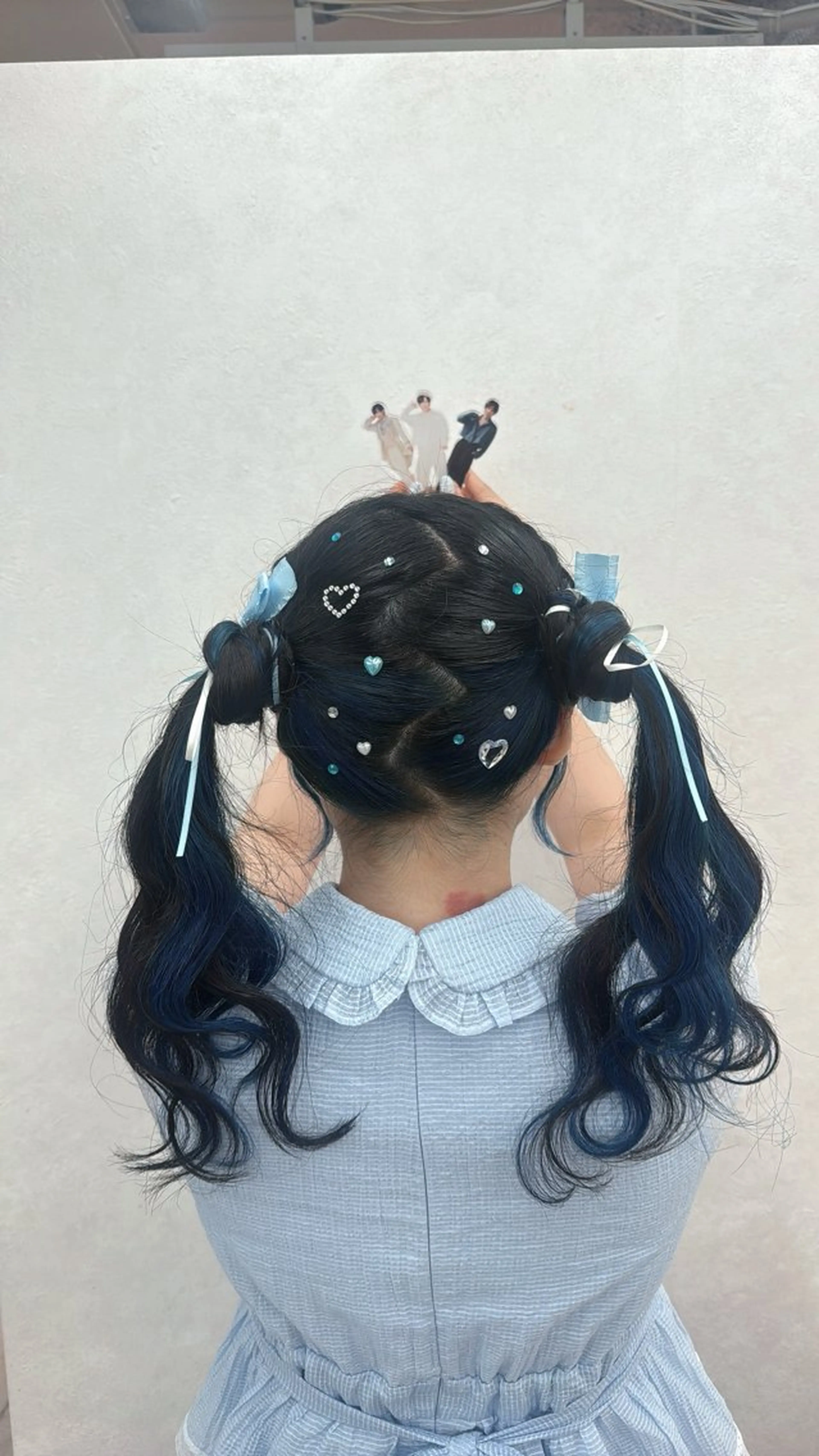 ロング ヘアアレンジ ヘアセット 韓国🫧アイドルヘア 🎀みづきのヘアスタイル