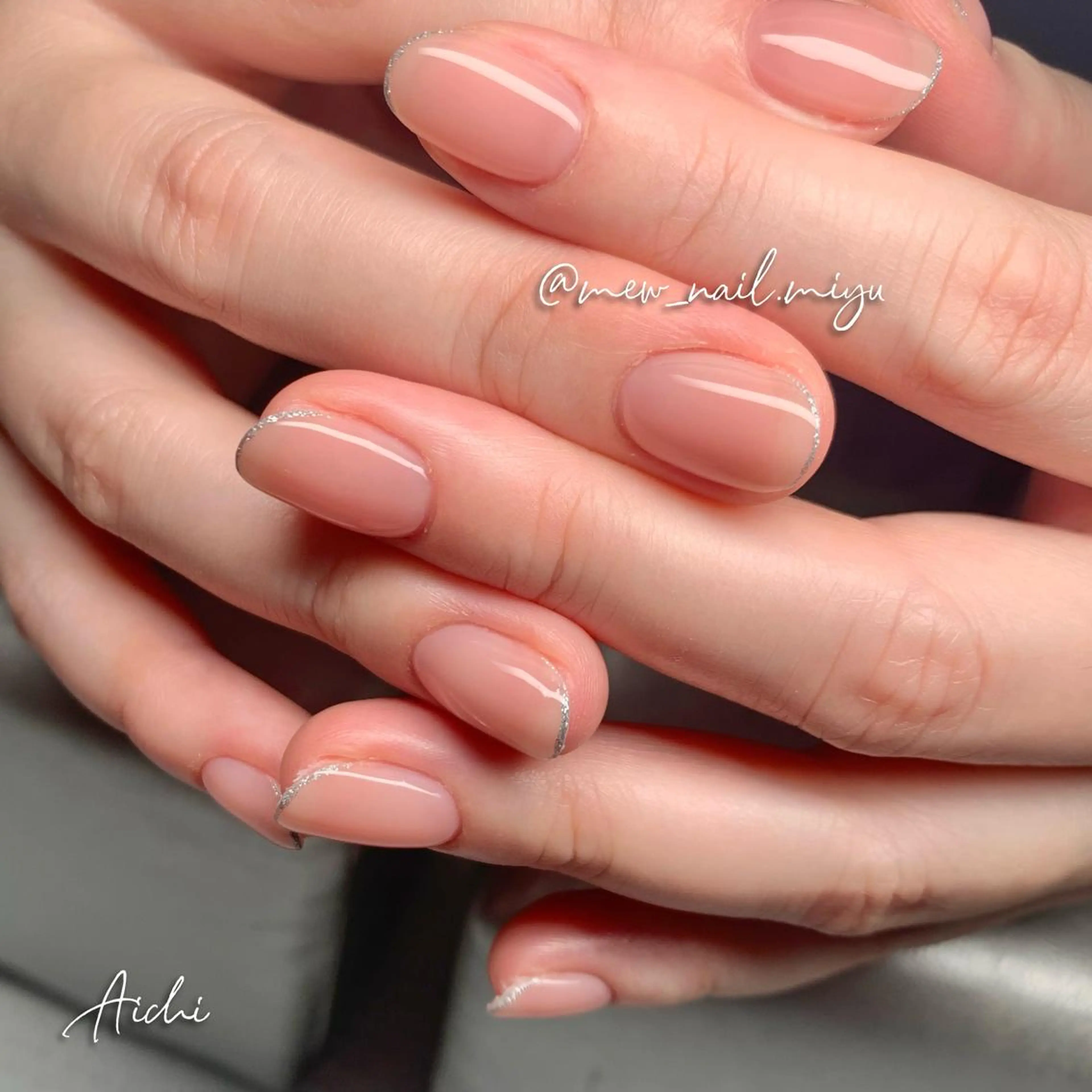 ネイル ラメ(グリッター) ハンドネイル miyu ☺︎のネイルデザイン