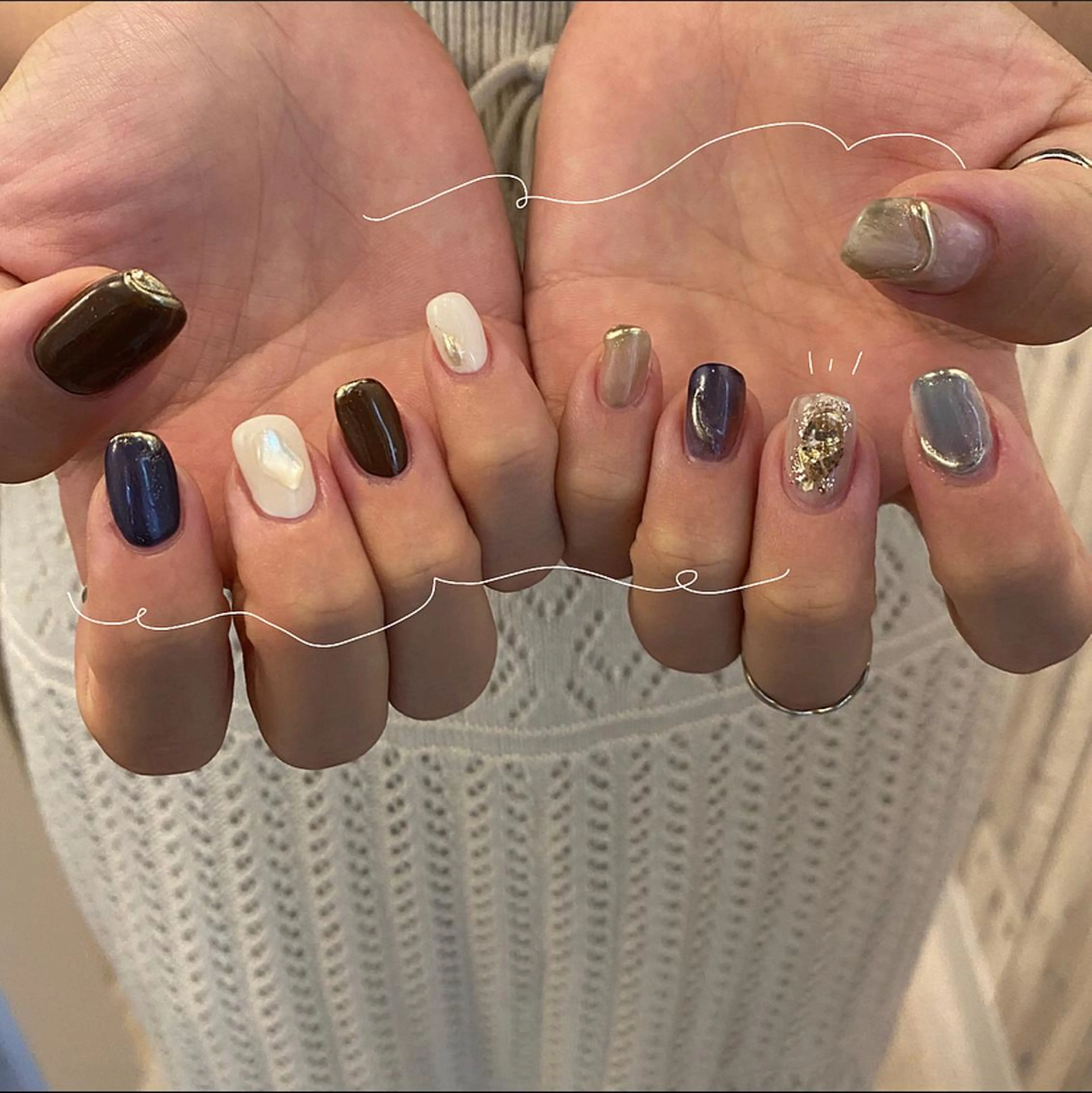 ネイル 持ち込み ハンドネイル &. momoのネイルデザイン